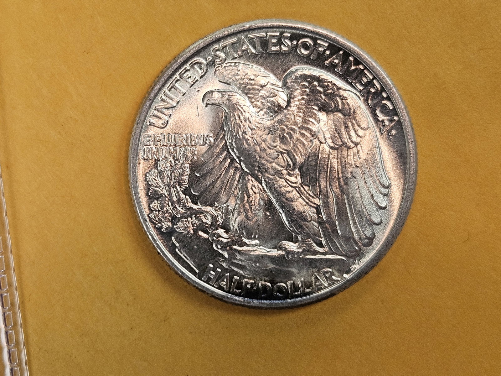GEM Brilliant Uncirculated 1945 Walking Liberty Half Dollar - 8