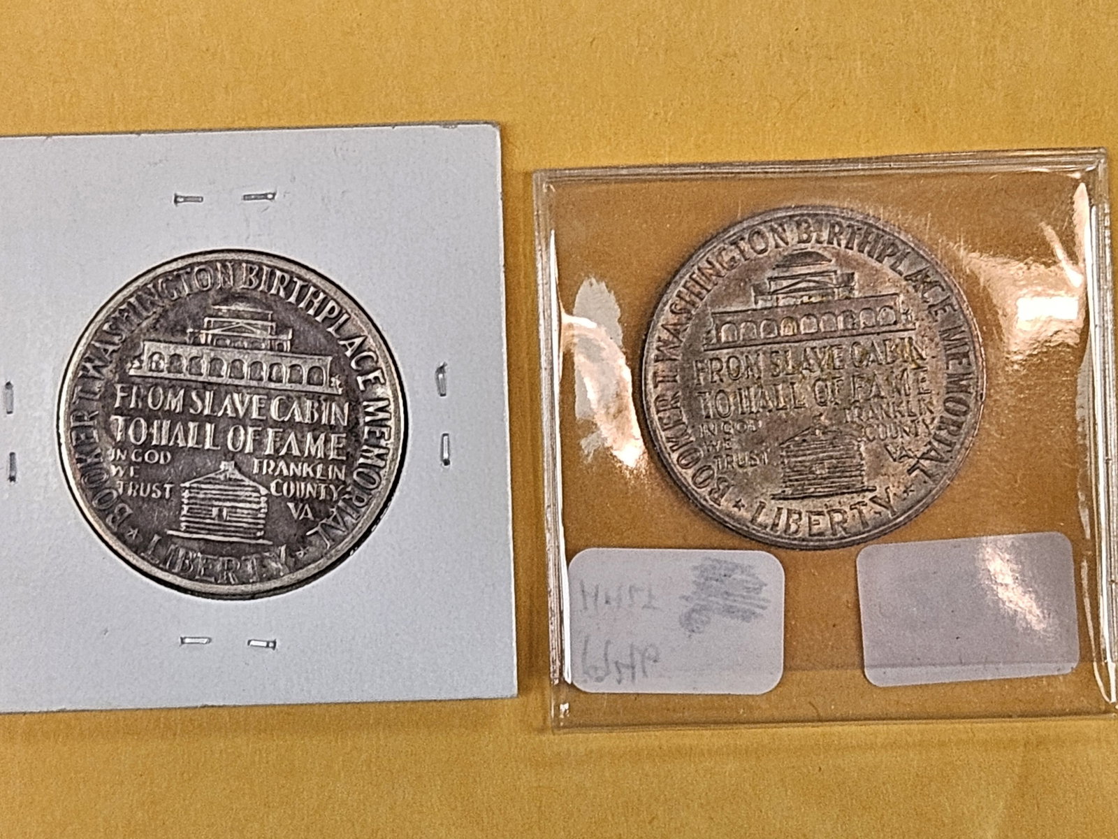 Two 1946 Booker T Washington Commemorative silver half dollars - 2