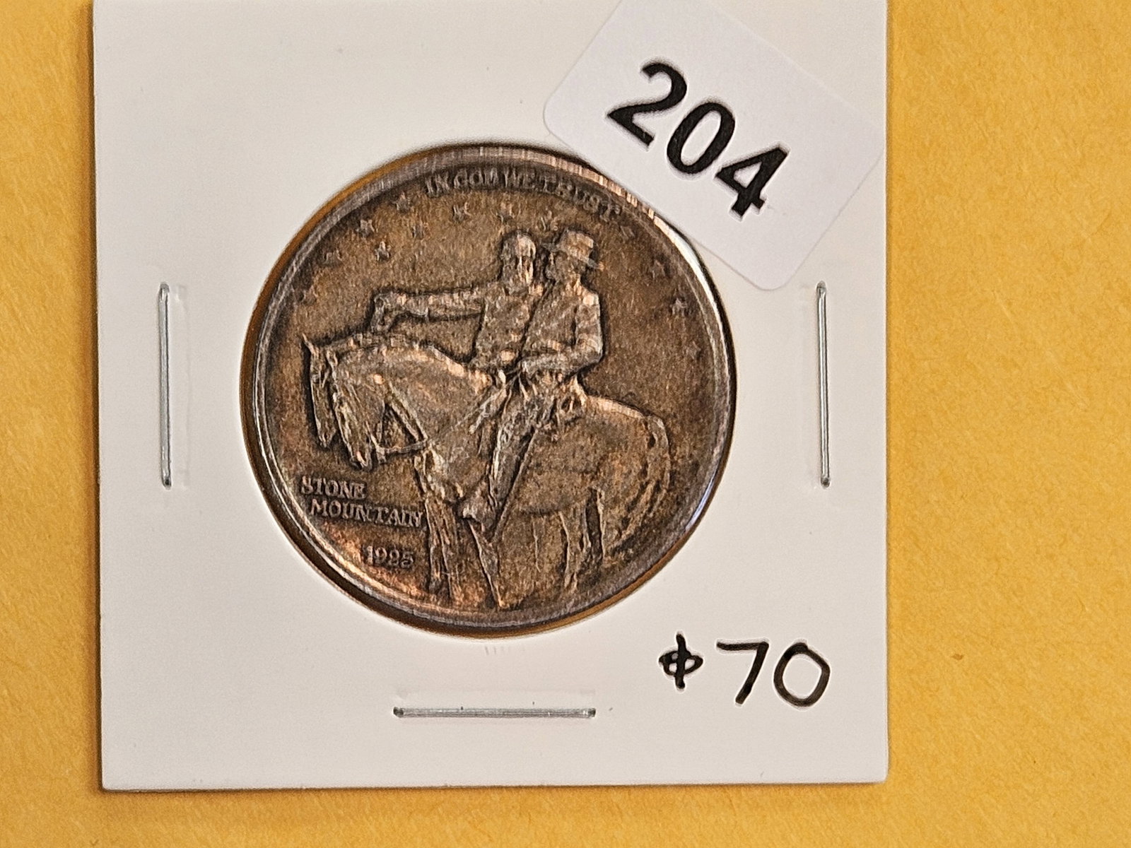 1925 Stone Mountain Commemorative silver Half Dollar - 2