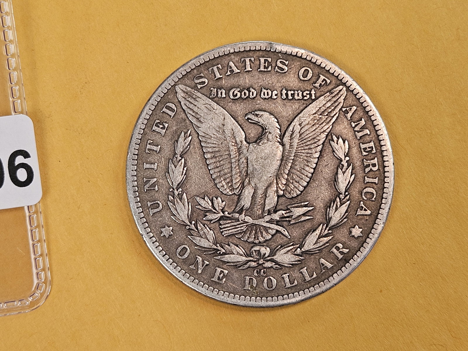 ** KEY DATE ** 1881-CC Morgan Dollar in Fine - details - 3