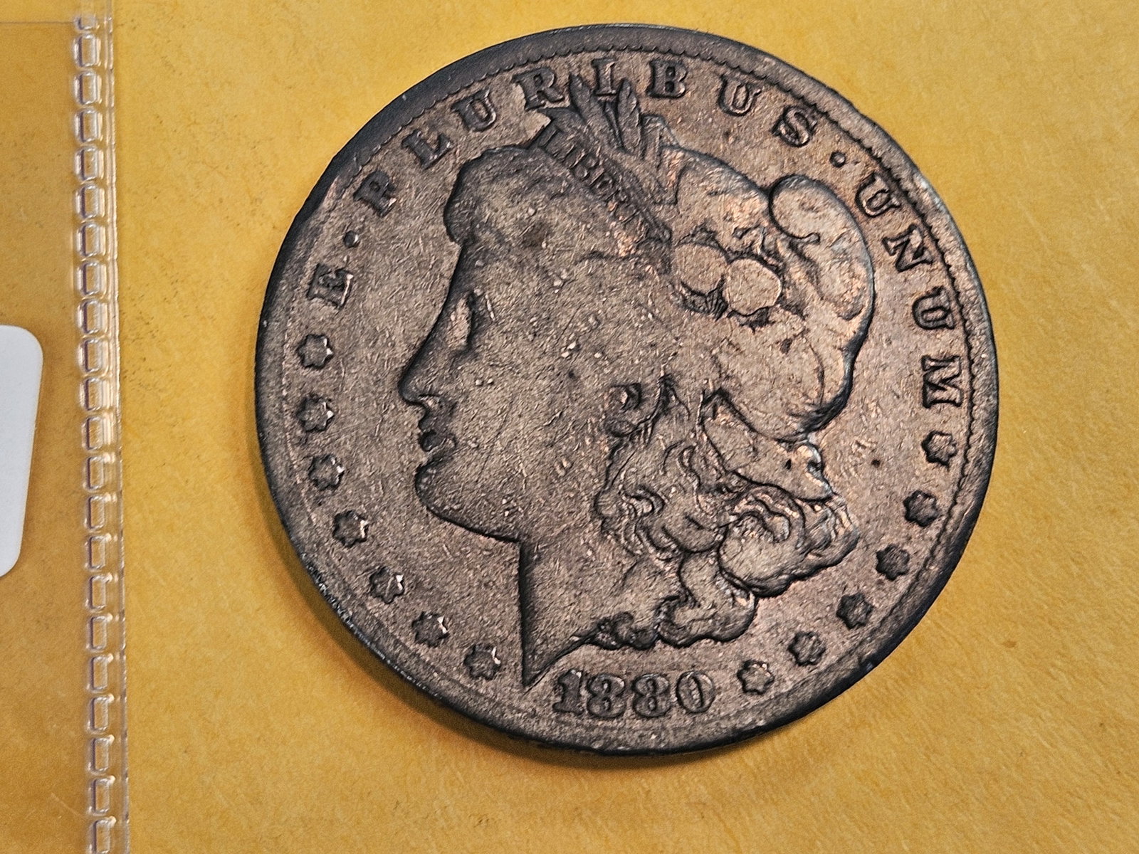 ** KEY DATE ** 1880-CC Morgan Dollar in Very Good - details (1 of 3)