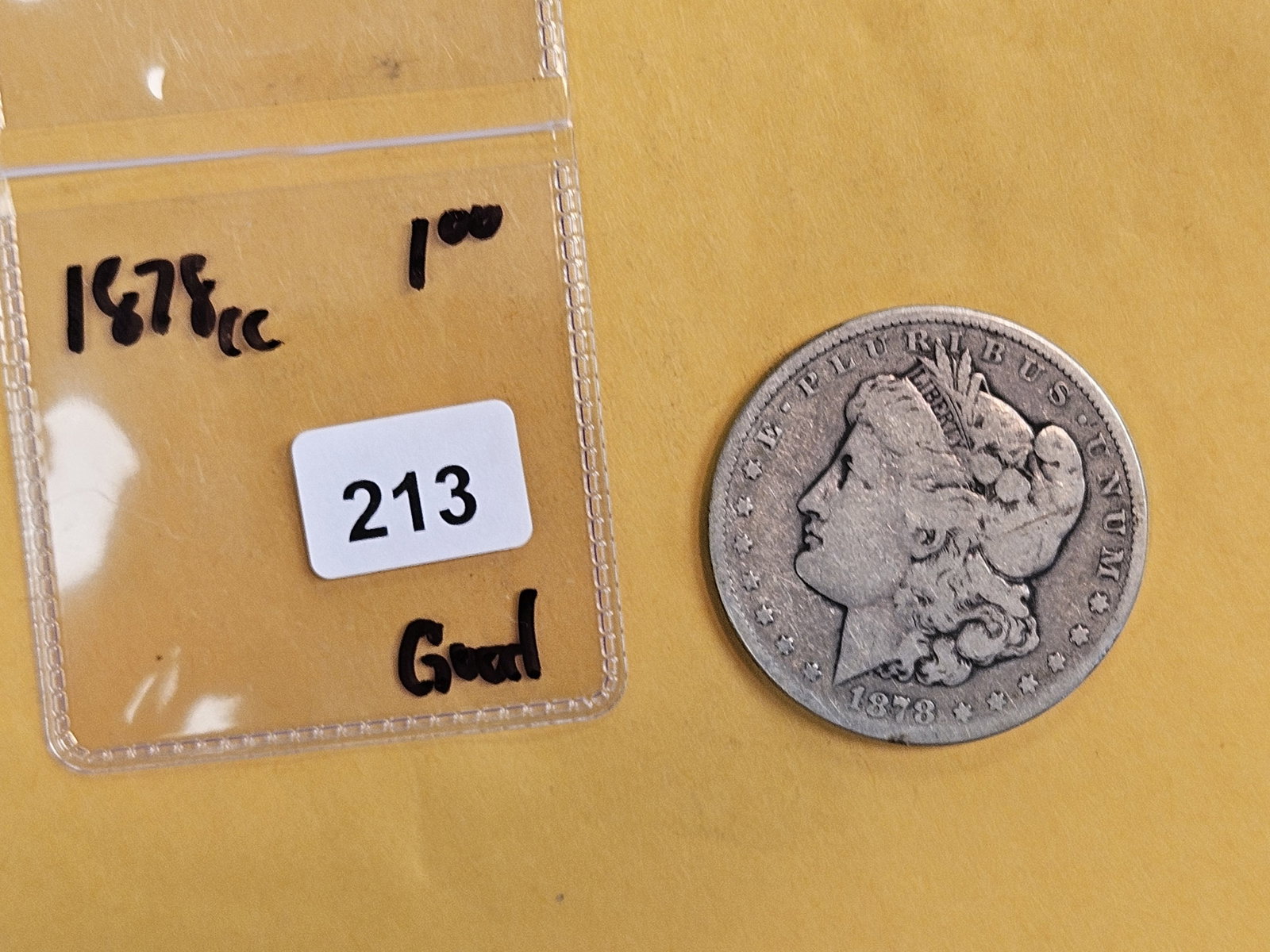 ** KEY DATE ** 1878-CC Morgan Dollar in Good - 2