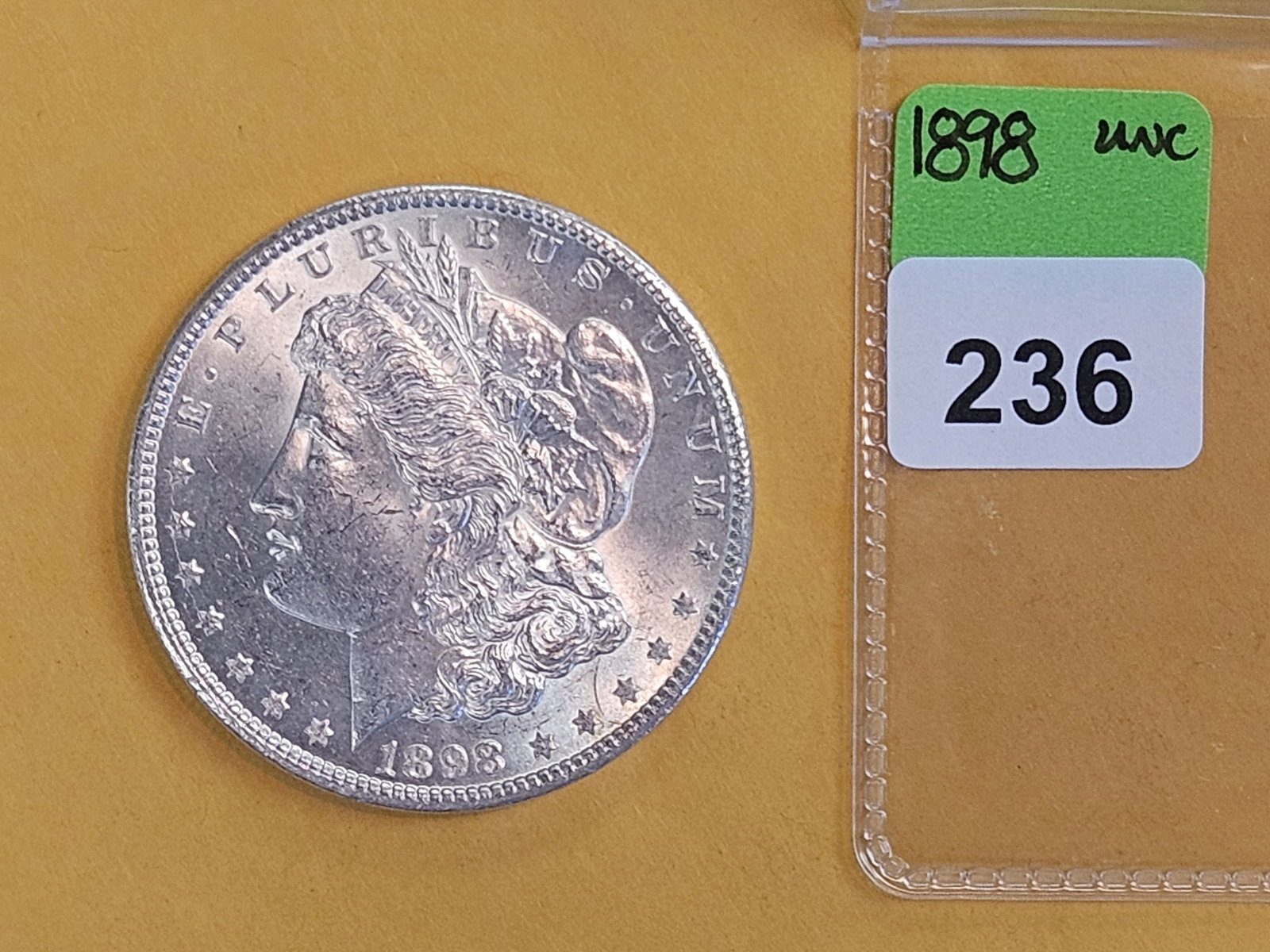 Brilliant Uncirculated 1898 Morgan Silver Dollar (1 of 3)