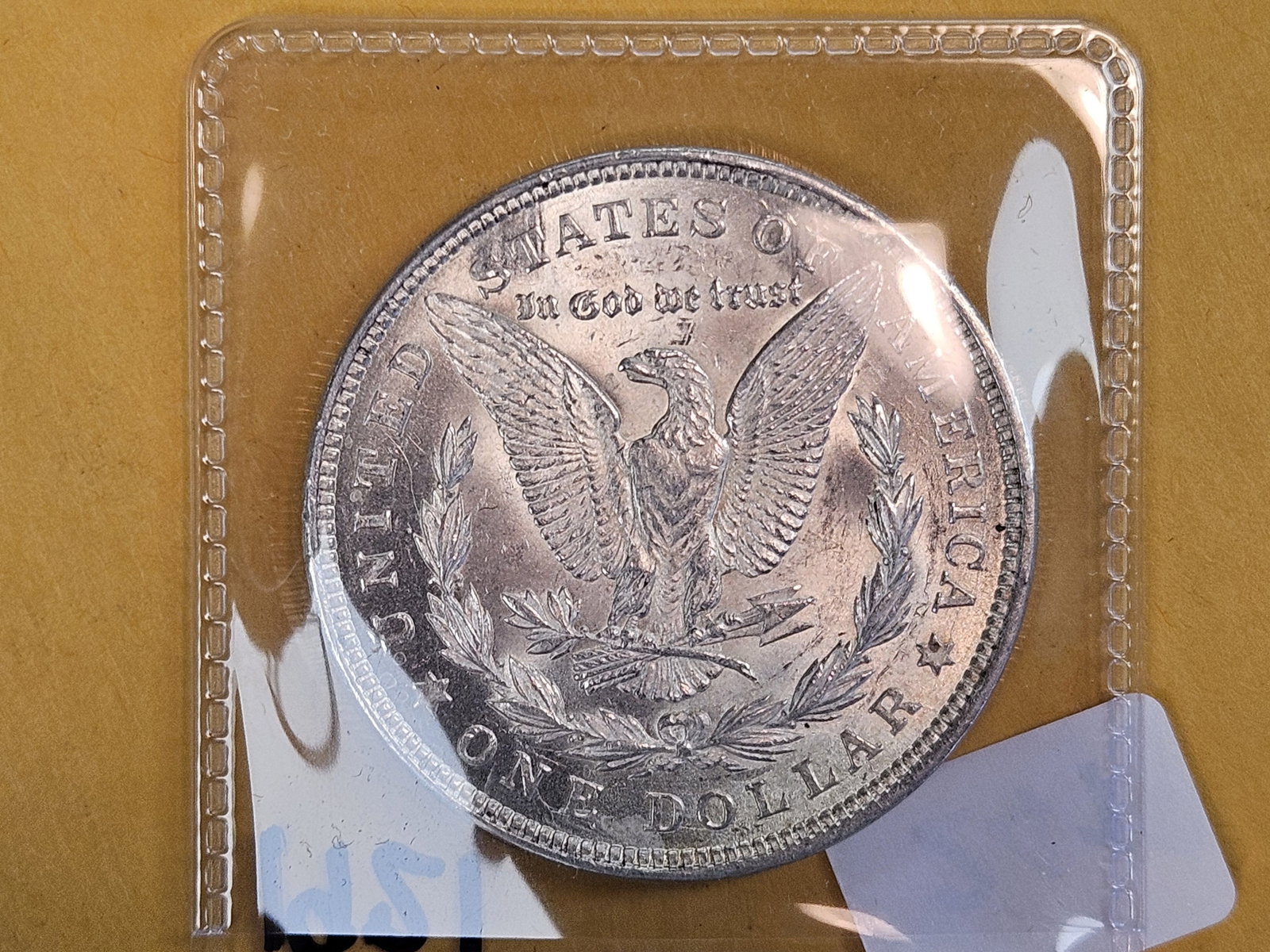 Choice Brilliant Uncirculated 1921 Morgan Silver Dollar - 3