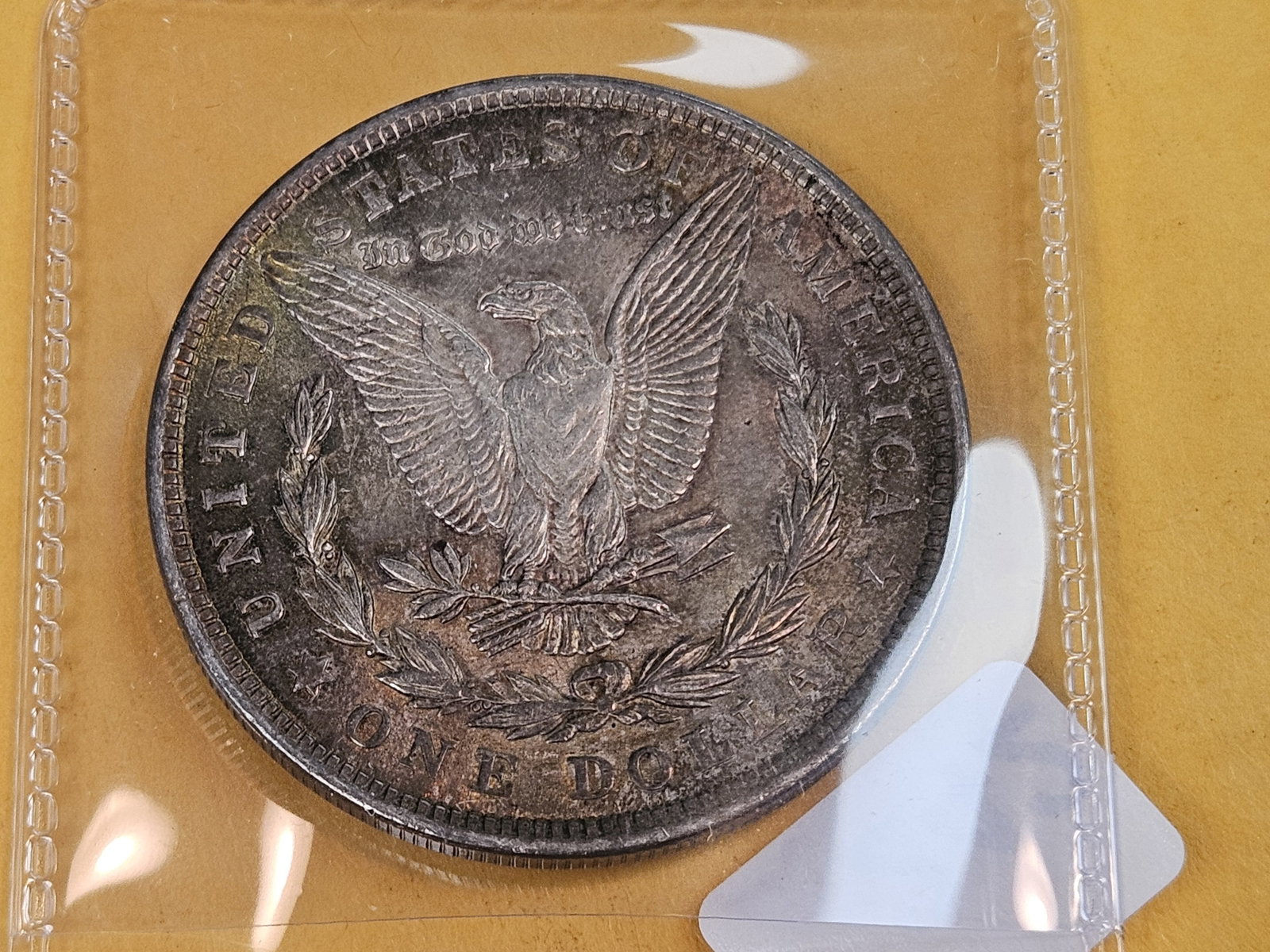 Choice Brilliant Uncirculated 1921 Morgan Silver Dollar - 4
