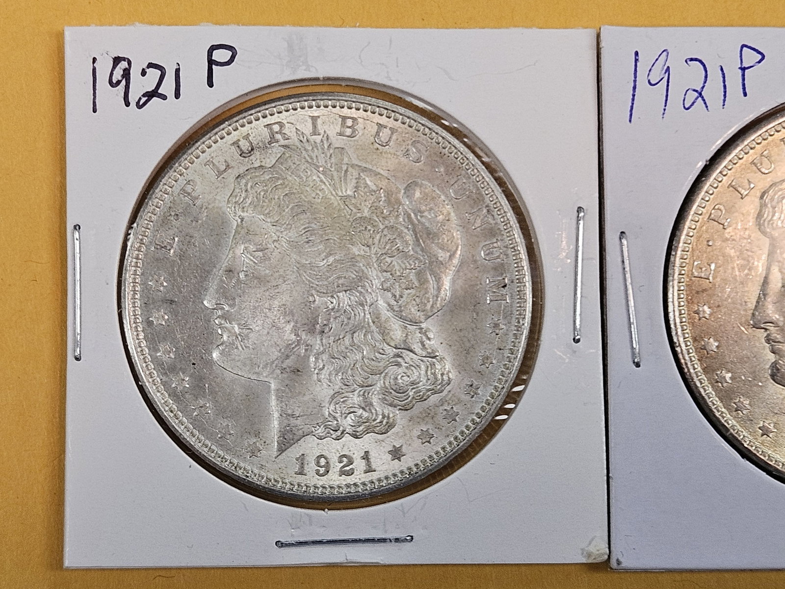 Three Brilliant Uncirculated Morgan Silver Dollars - 2
