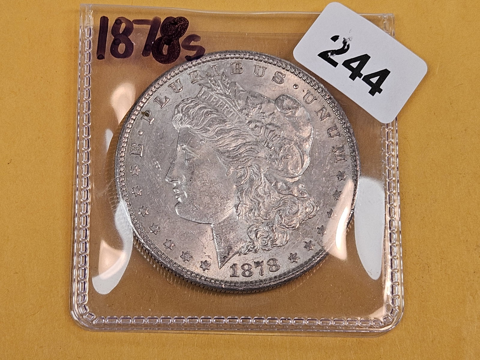 Brilliant Uncirculated 1878-S Morgan Silver Dollar - 2