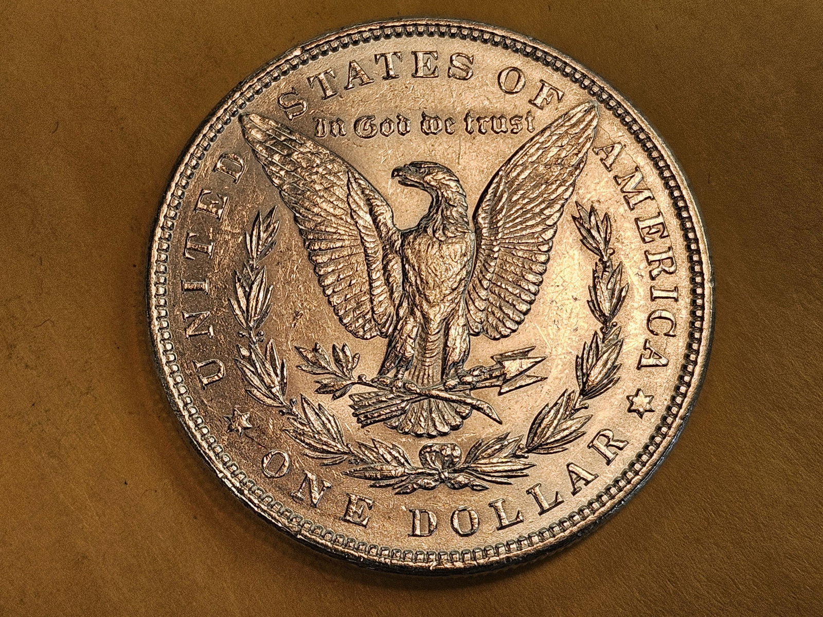 Choice Brilliant Uncirculated 1882 Morgan Silver Dollar - 4