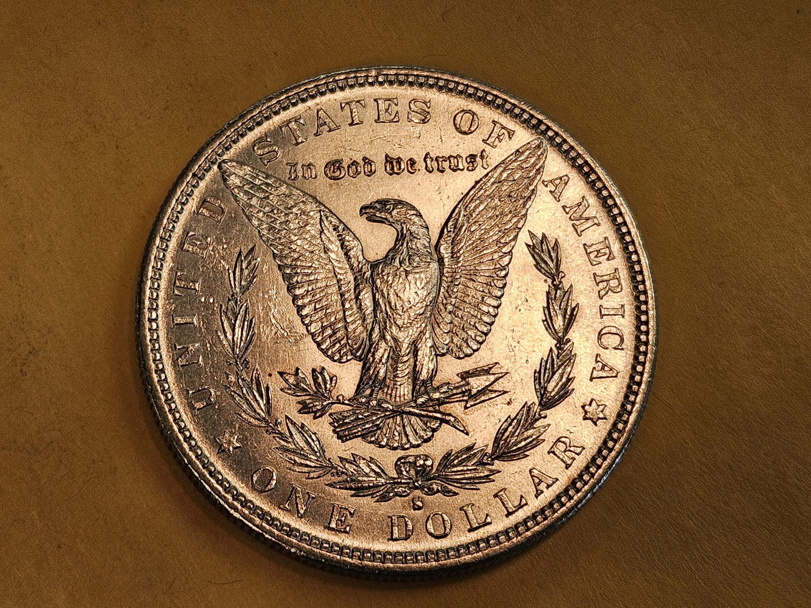 Brilliant Uncirculated plus 1882-S Morgan silver Dollar - 4