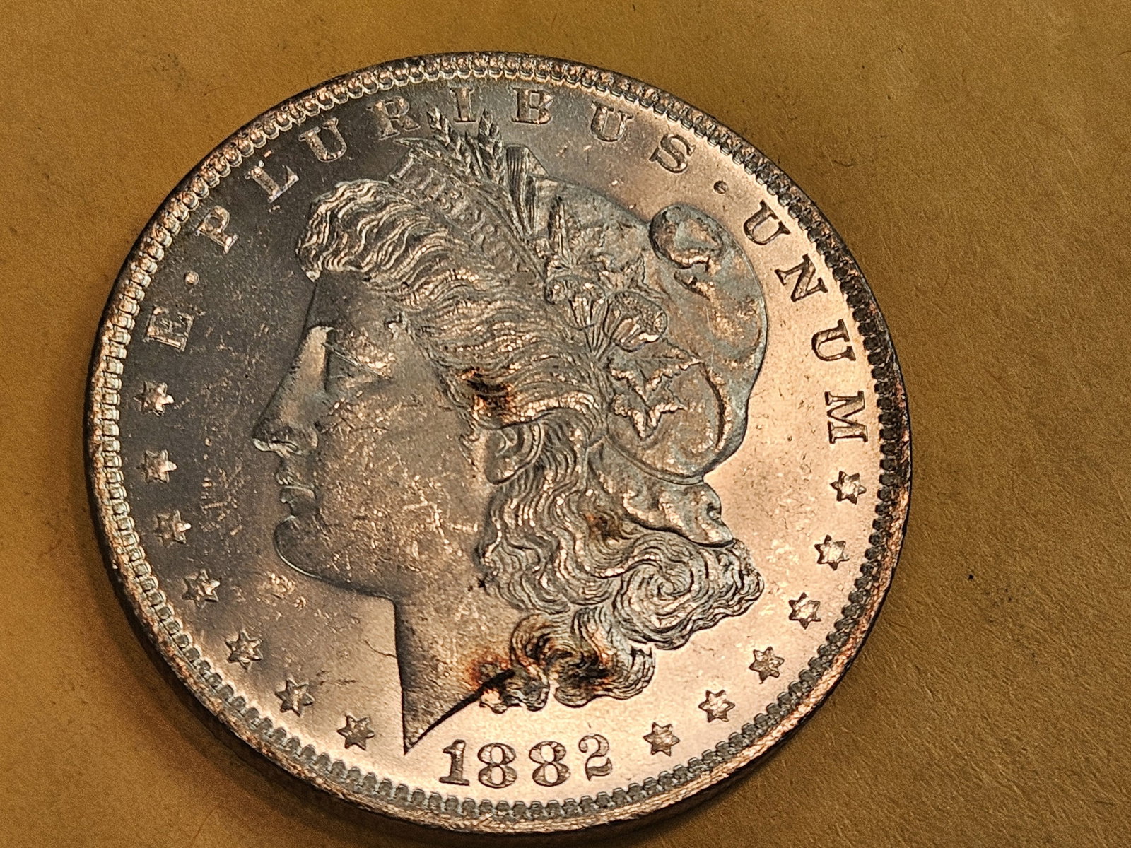 Very Choice Brilliant Uncirculated 1882-O Morgan Silver Dollar - 3