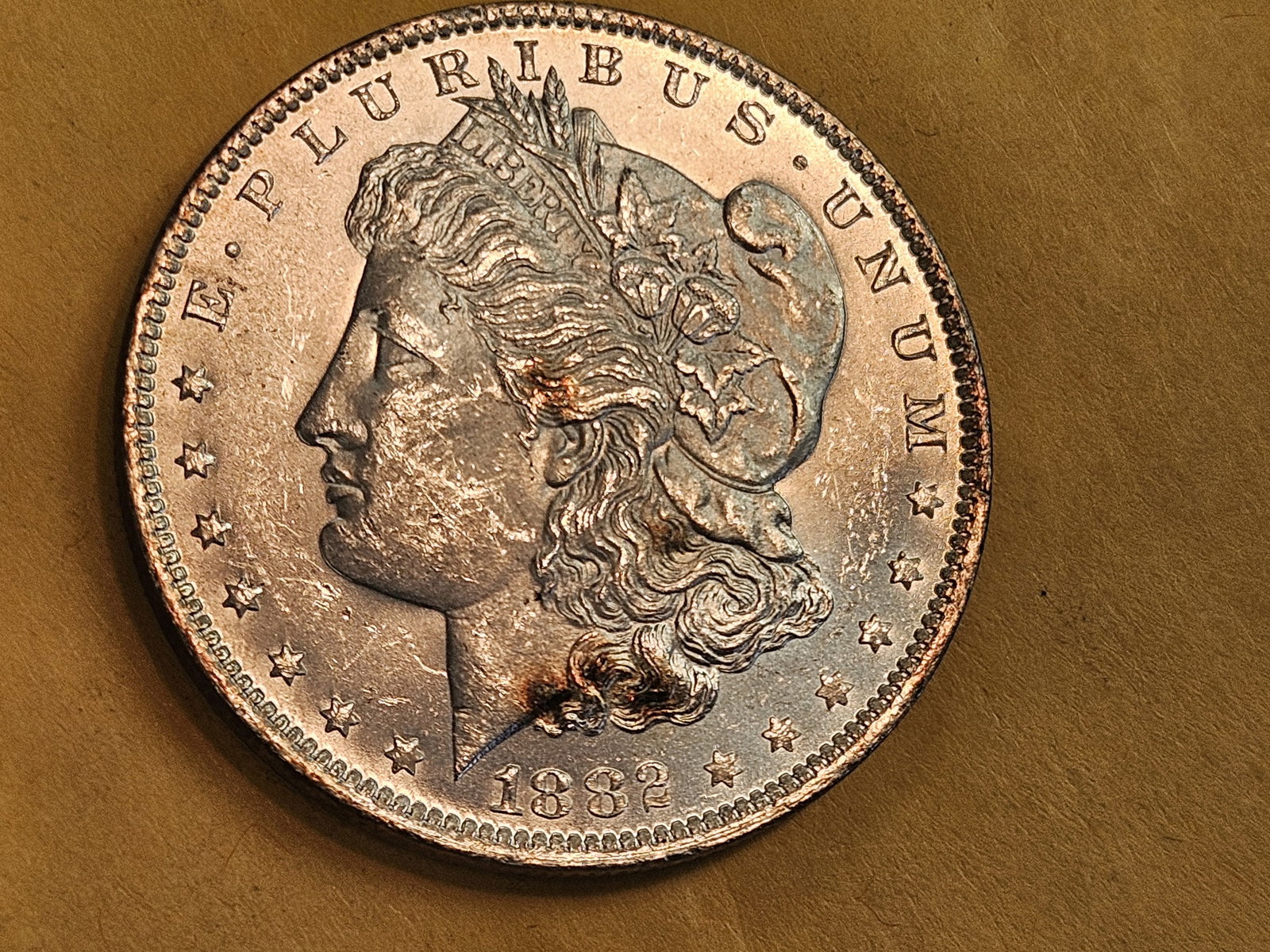 Very Choice Brilliant Uncirculated 1882-O Morgan Silver Dollar - 4