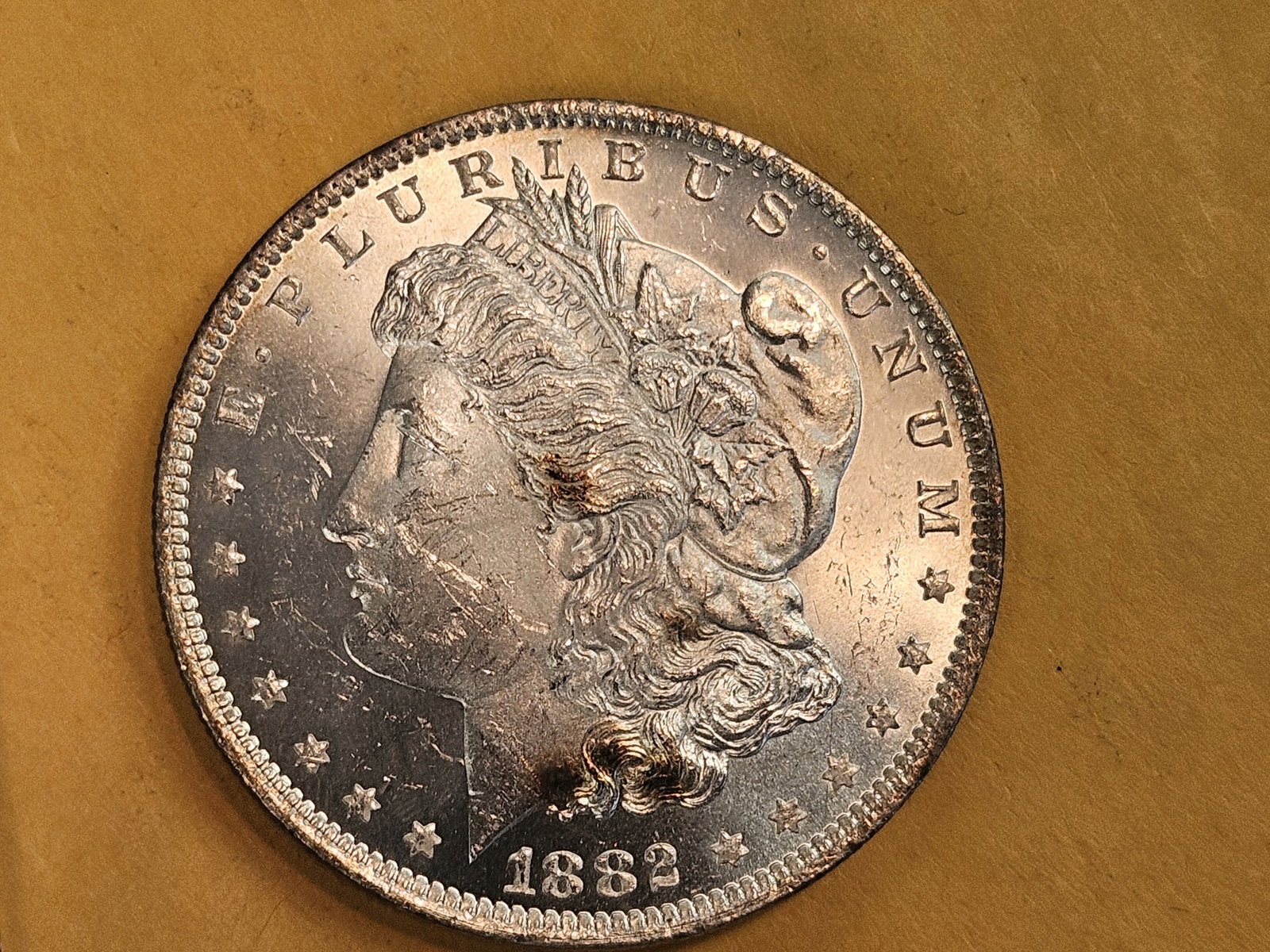 Very Choice Brilliant Uncirculated 1882-O Morgan Silver Dollar - 5