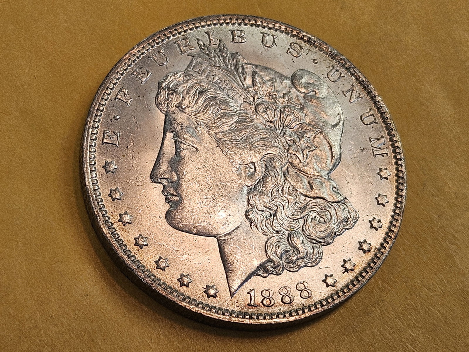 Very Choice Brilliant Uncirculated 1888-O Morgan Silver Dollar - 3