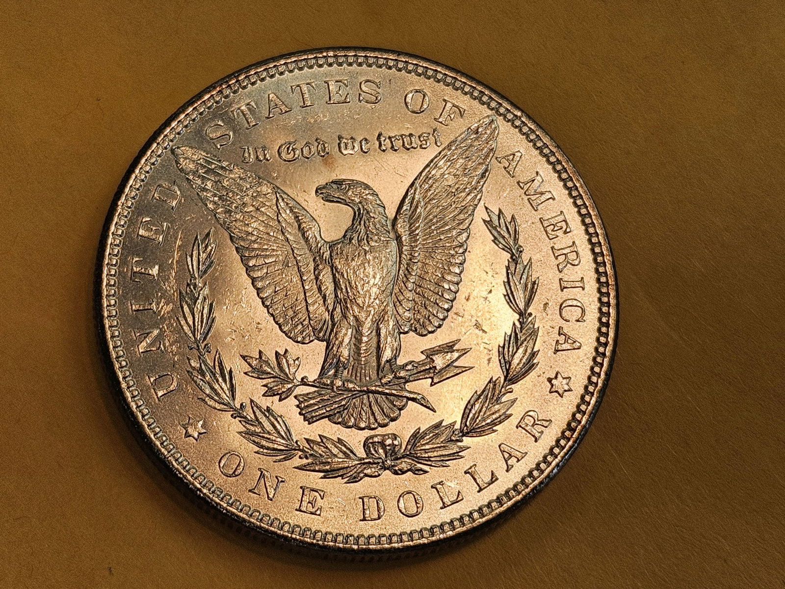 Very Choice Brilliant Uncirculated 1887 Morgan Silver Dollar - 4
