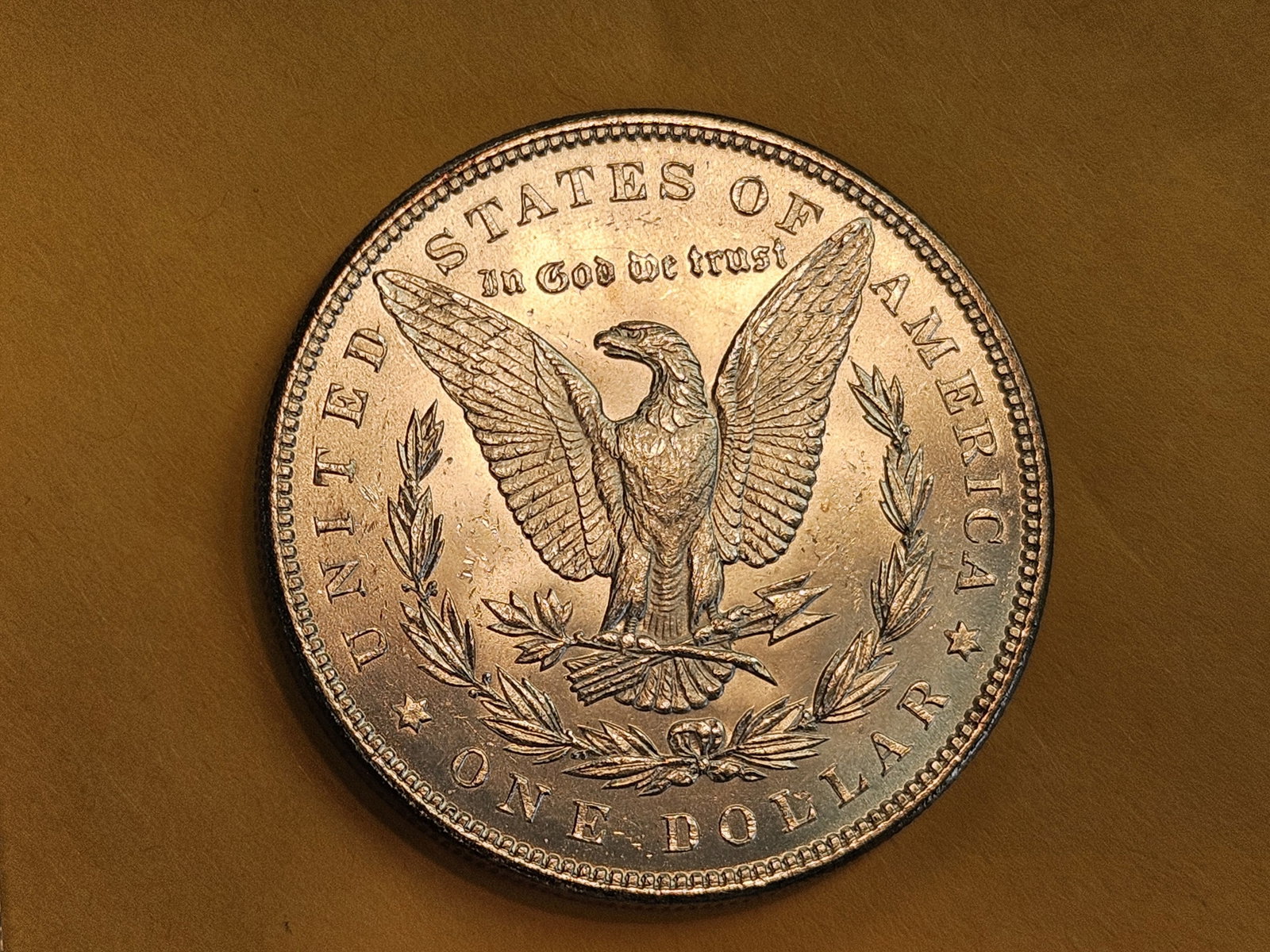 Very Choice Brilliant Uncirculated 1887 Morgan Silver Dollar - 5