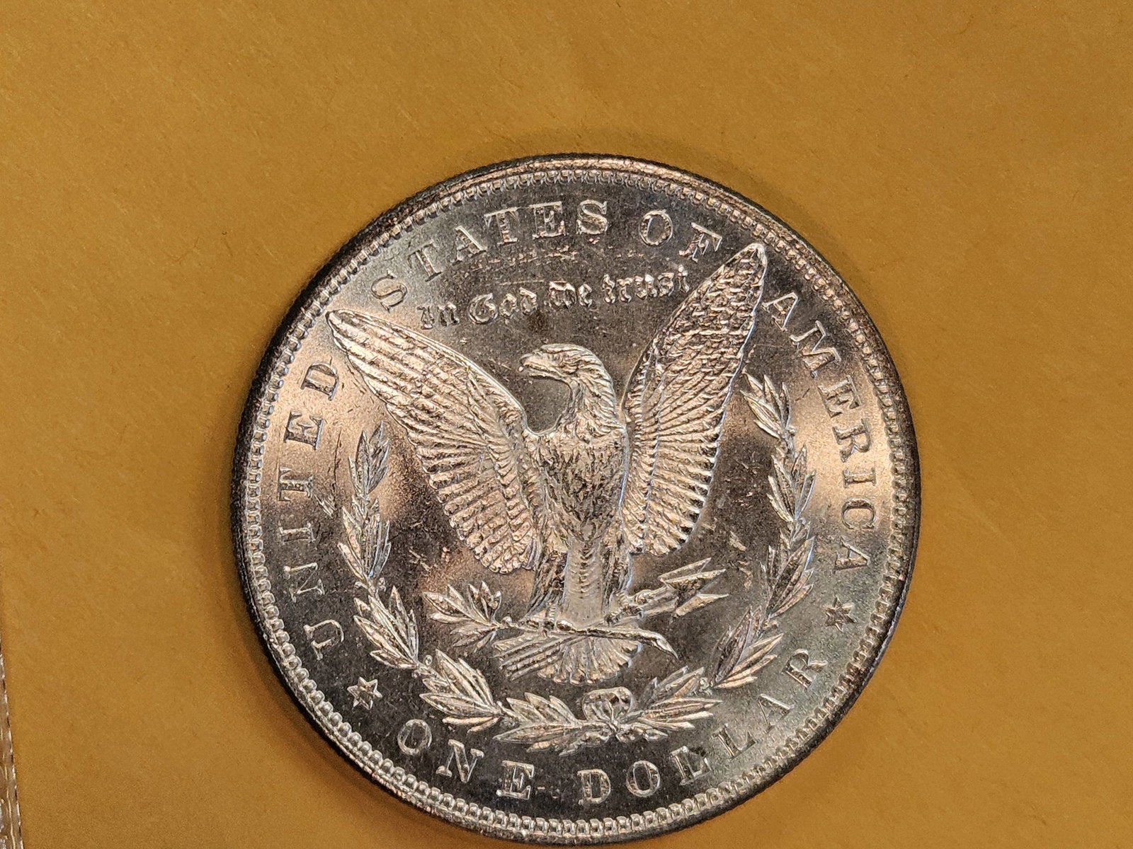 Very Choice Brilliant Uncirculated 1887 Morgan Silver Dollar - 6