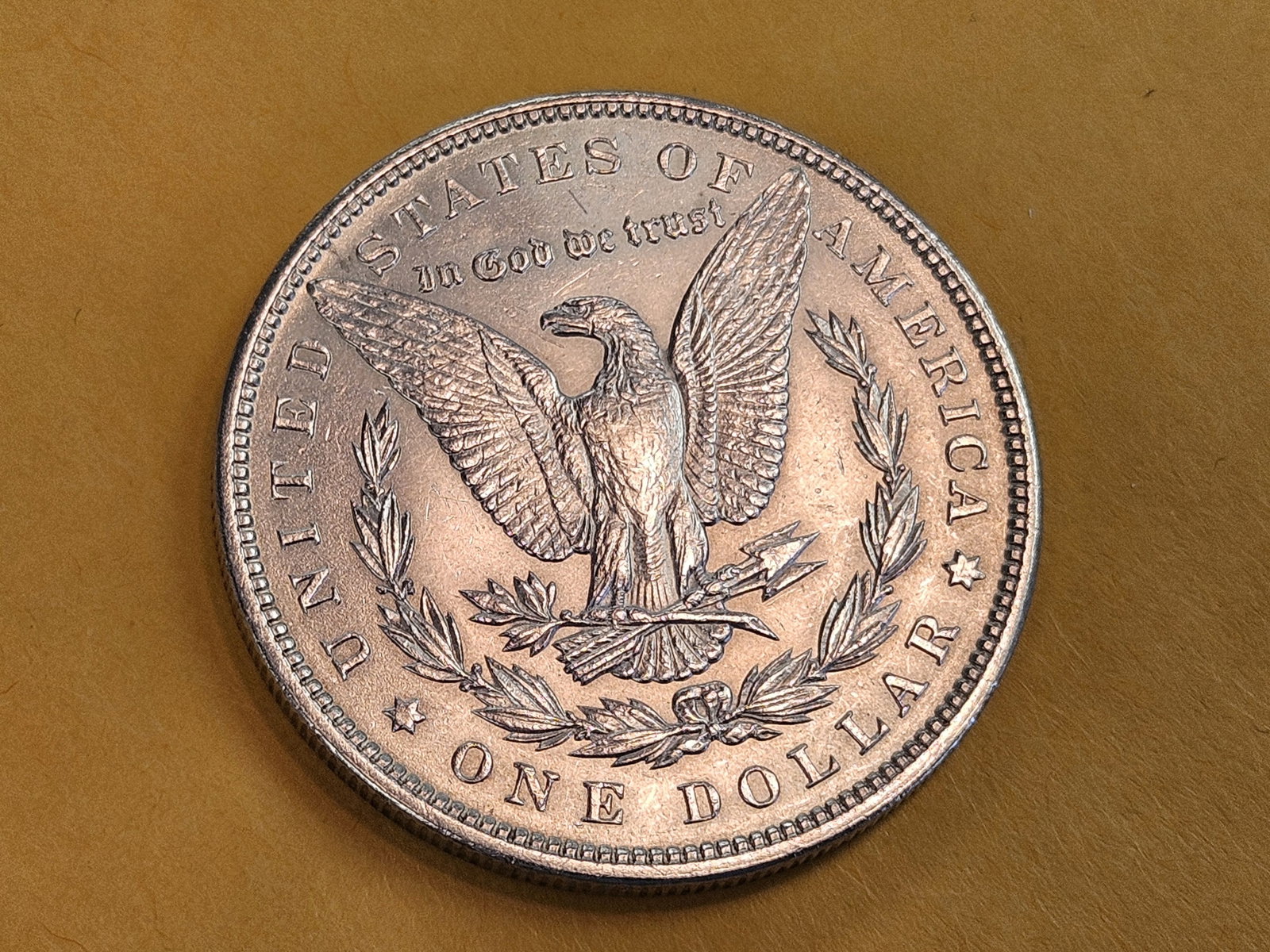 Choice Brilliant Uncirculated Plus 1900 Morgan Silver Dollar - 3