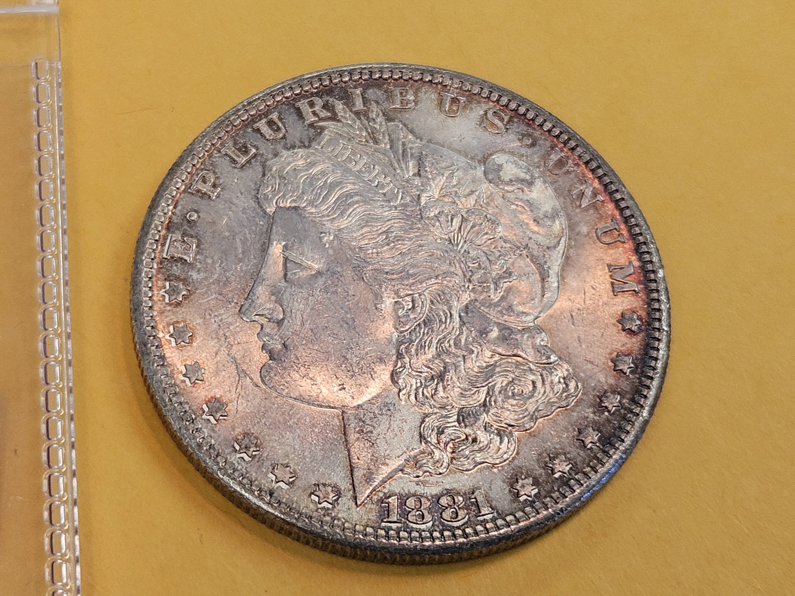 Choice Brilliant Uncirculated Plus 1881-S Morgan Silver Dollar - 3