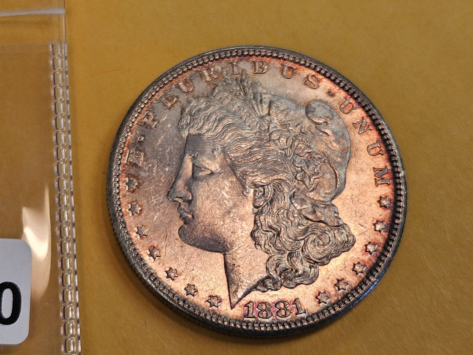 Choice Brilliant Uncirculated Plus 1881-S Morgan Silver Dollar - 4