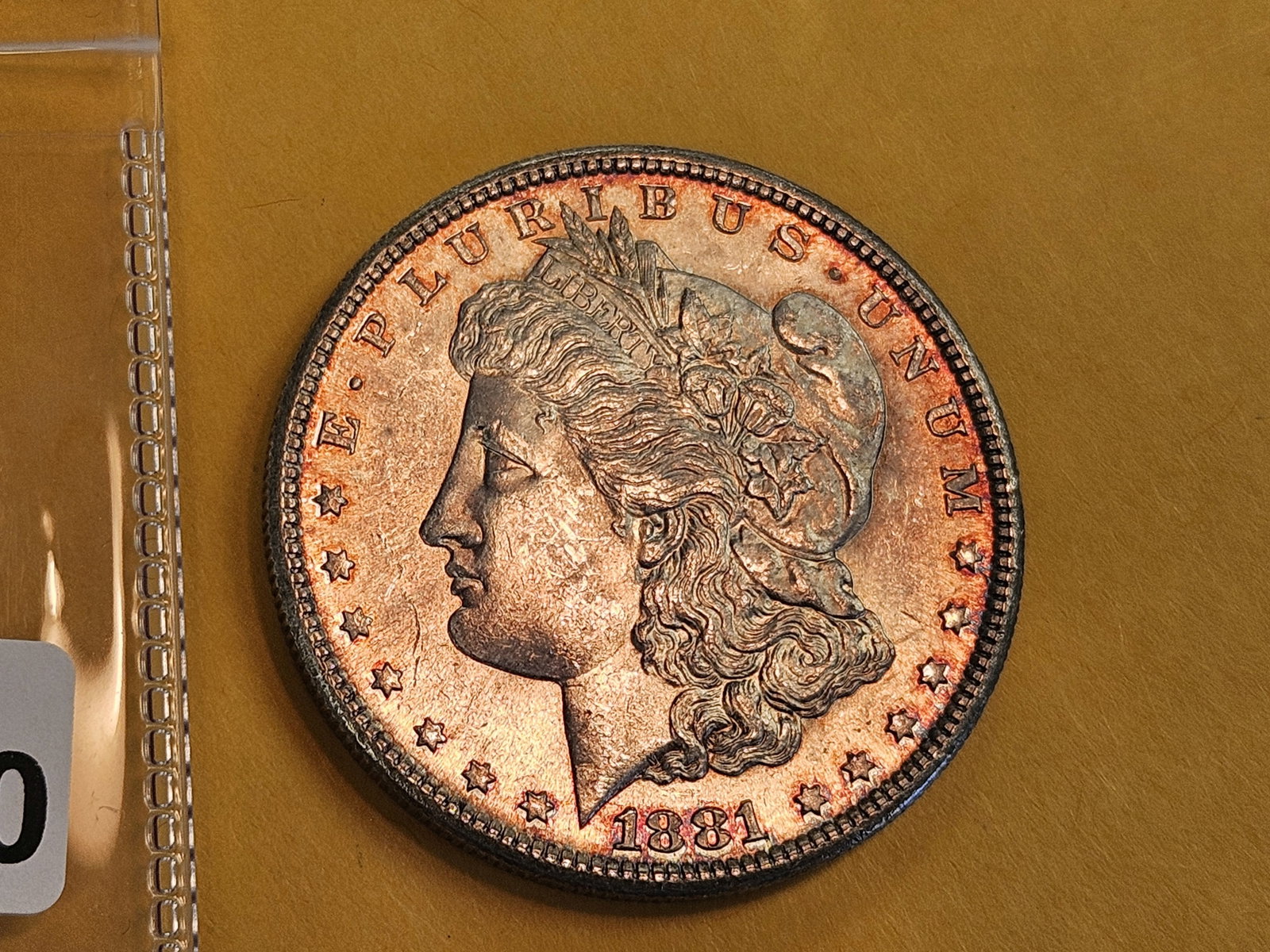 Choice Brilliant Uncirculated Plus 1881-S Morgan Silver Dollar - 5