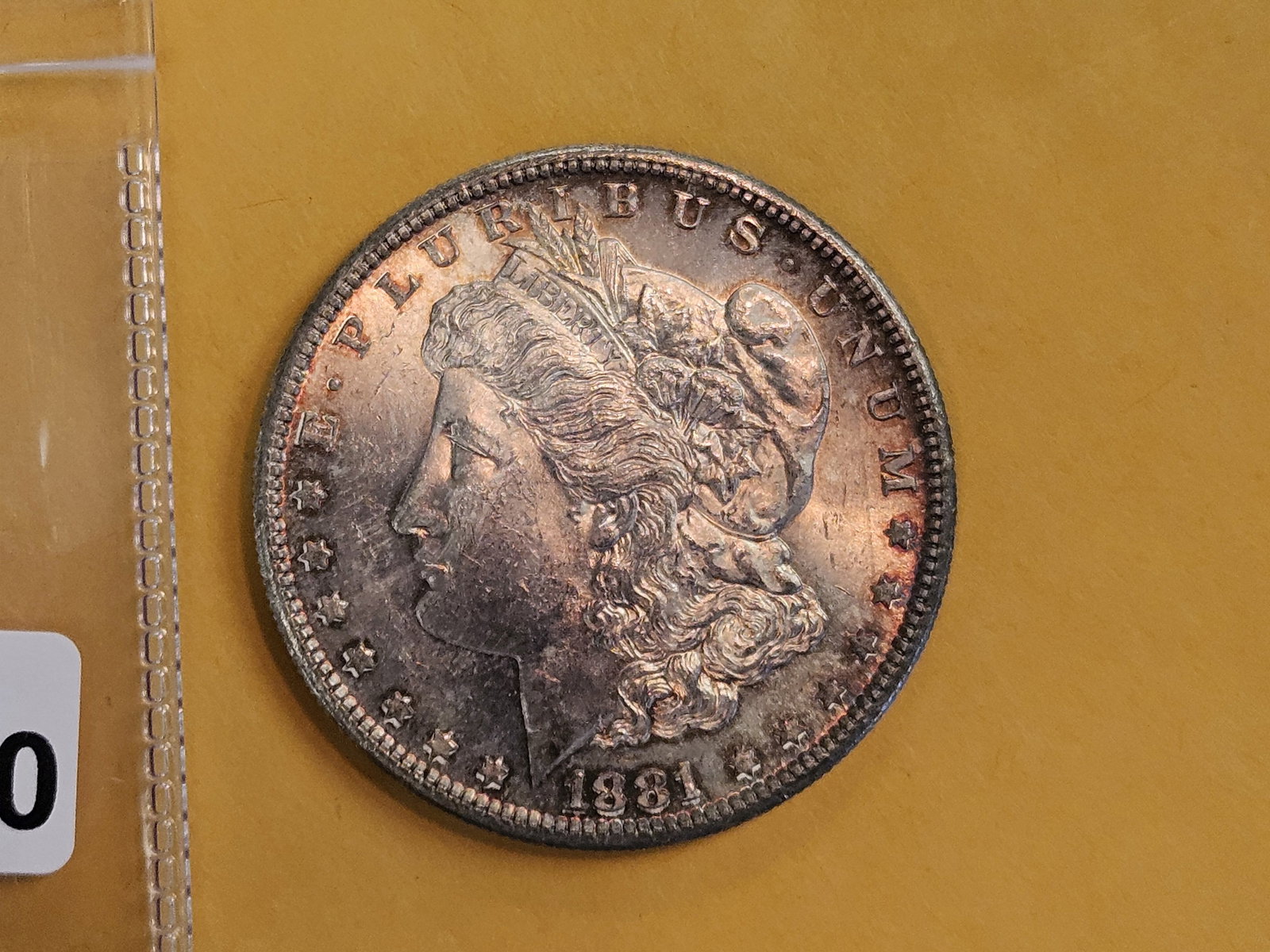 Choice Brilliant Uncirculated Plus 1881-S Morgan Silver Dollar - 6