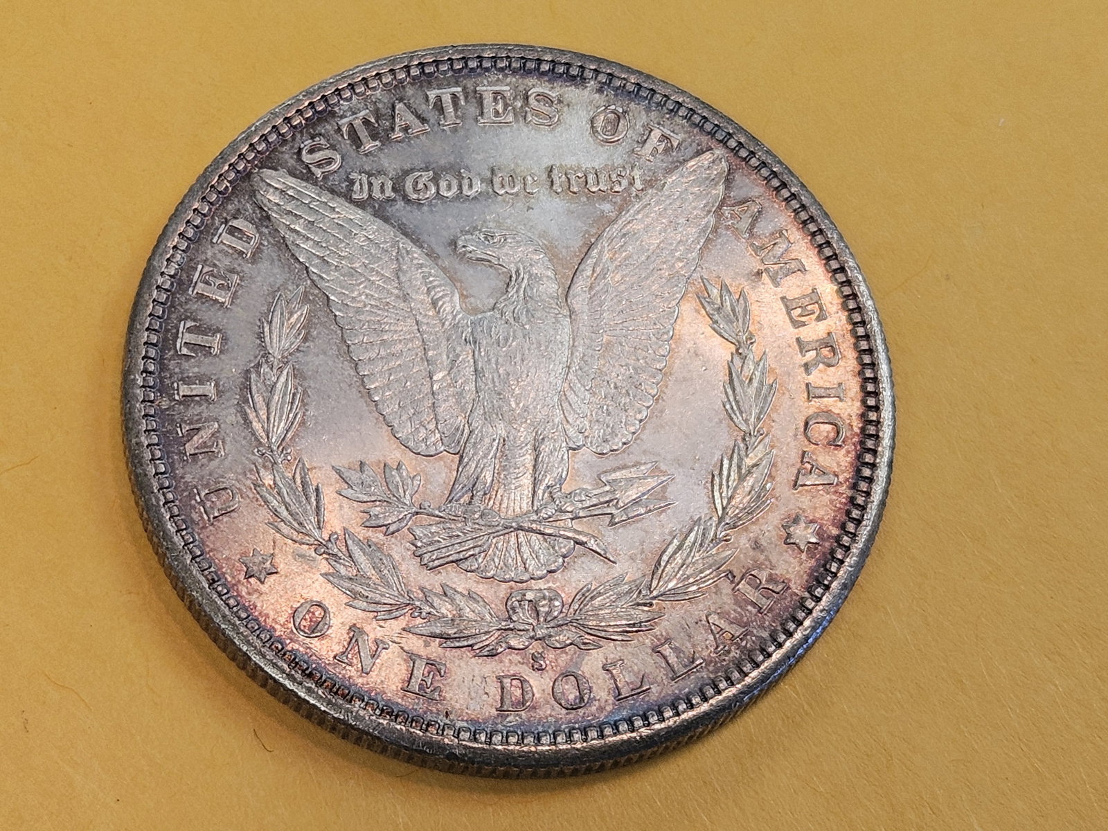 Choice Brilliant Uncirculated Plus 1881-S Morgan Silver Dollar - 7