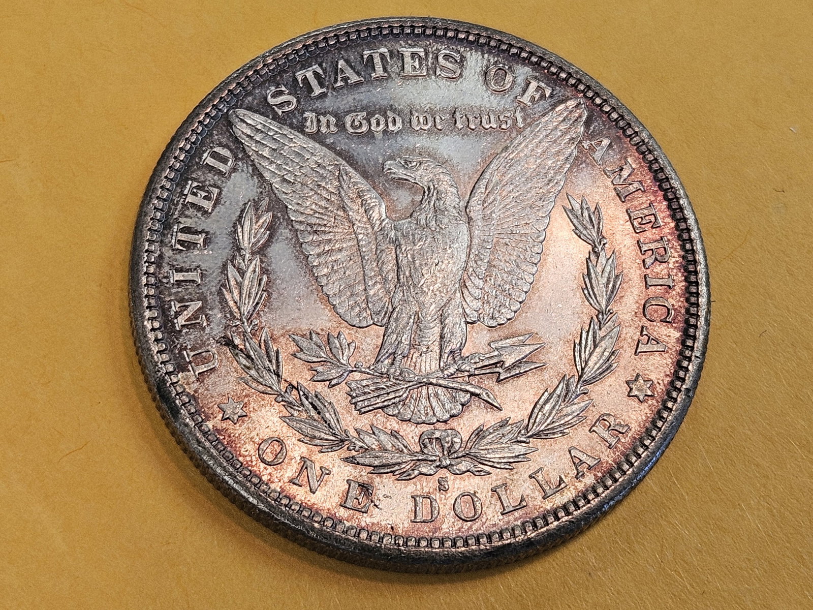 Choice Brilliant Uncirculated Plus 1881-S Morgan Silver Dollar - 7