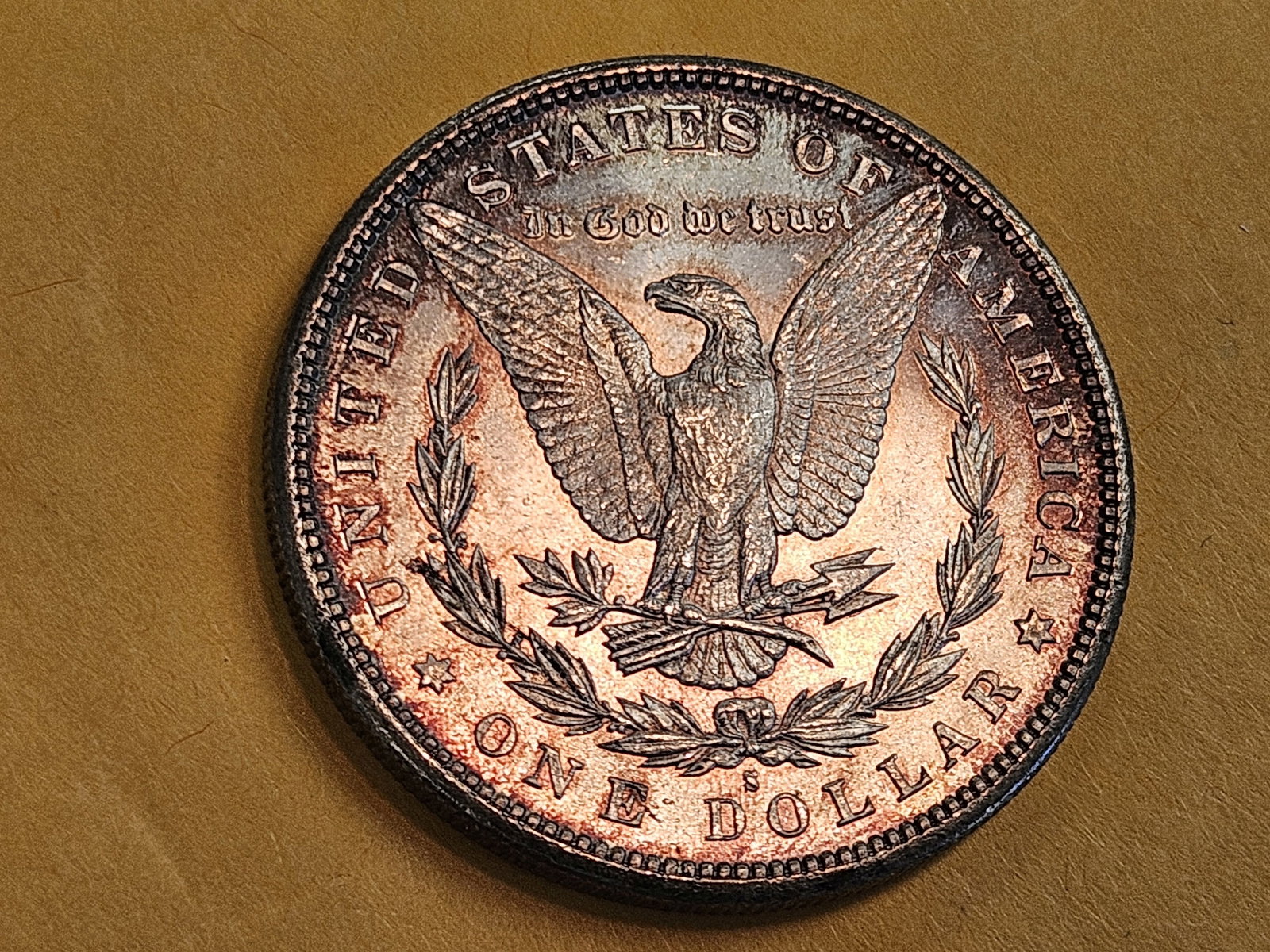 Choice Brilliant Uncirculated Plus 1881-S Morgan Silver Dollar - 8