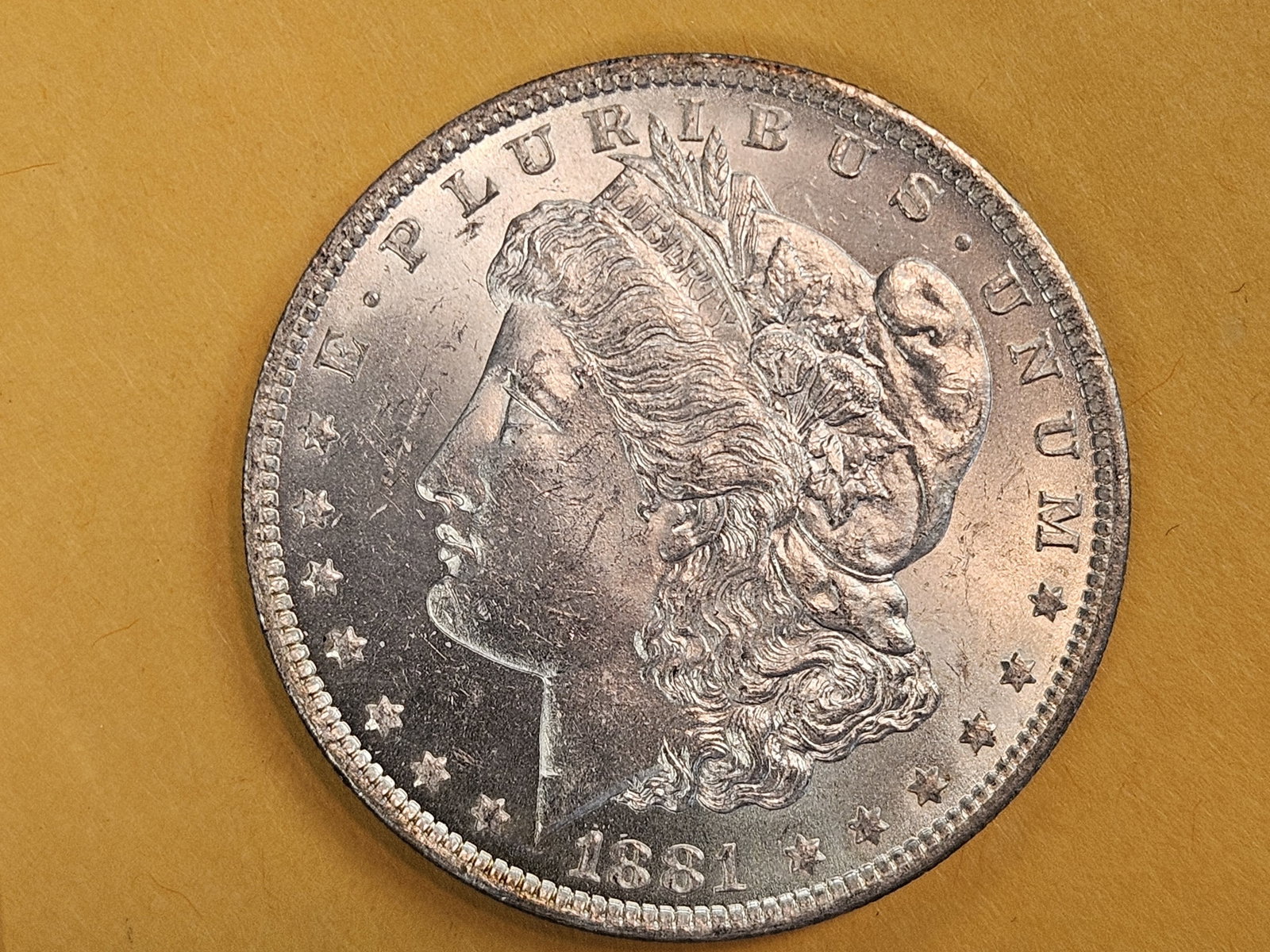 Choice Brilliant Uncirculated Plus 1881-O Morgan Silver Dollar (1 of 5)