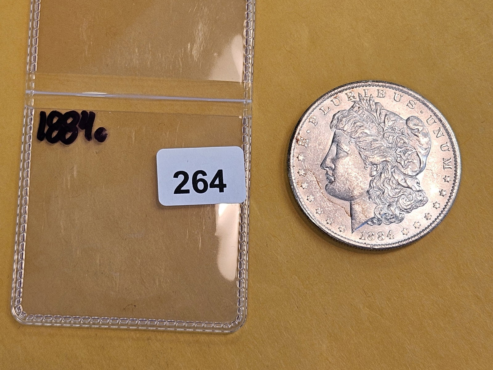 Choice Brilliant Uncirculated 1884-O Morgan Silver Dollar - 2
