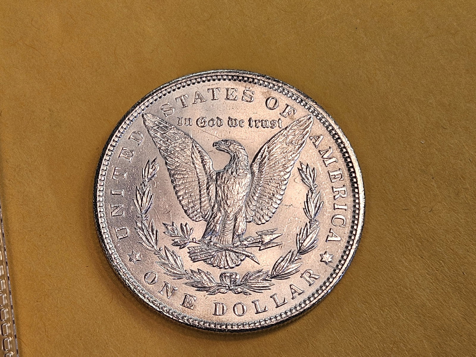 Choice Brilliant Uncirculated 1889 Morgan Silver Dollar - 3
