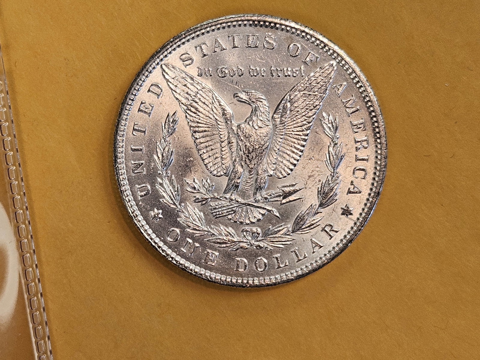 Choice Brilliant Uncirculated 1889 Morgan Silver Dollar - 4