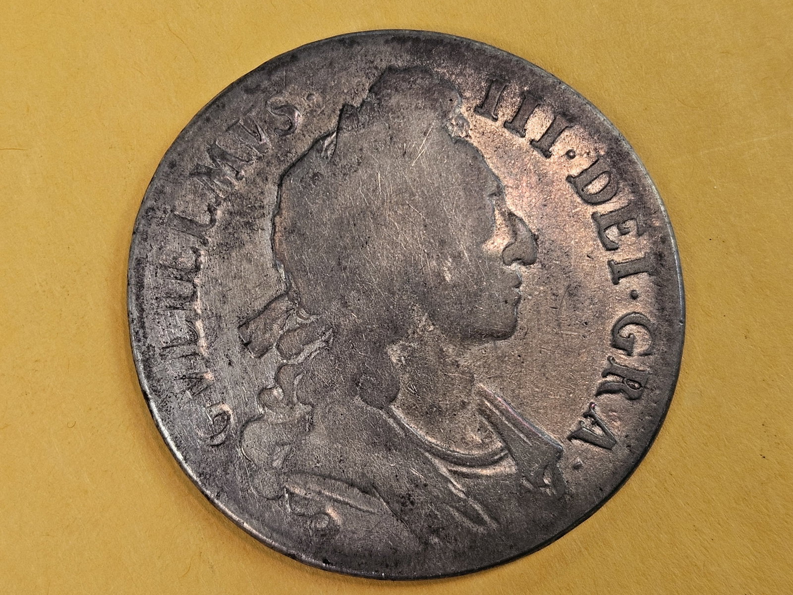 1696 Great Britain silver Crown (1 of 5)