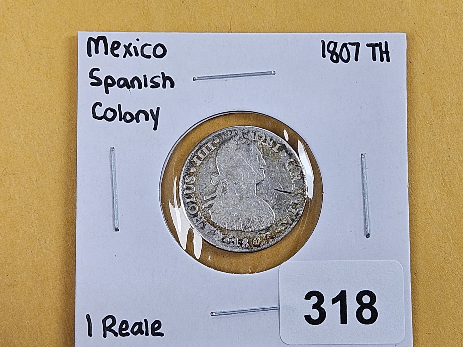 1807 Th Mexico silver 1 real - 2