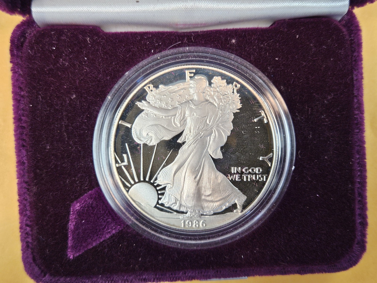 KEY DATE 1986 GEM Proof Deep Cameo American Silver Eagle - 2