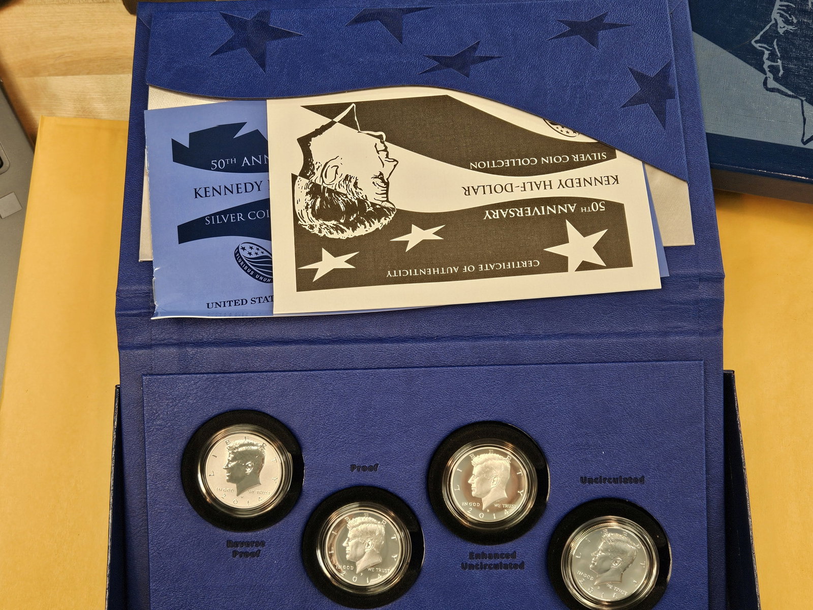 GEM 50th Anniversary Kennedy Half-Dollar SILVER Coin Collection - 3