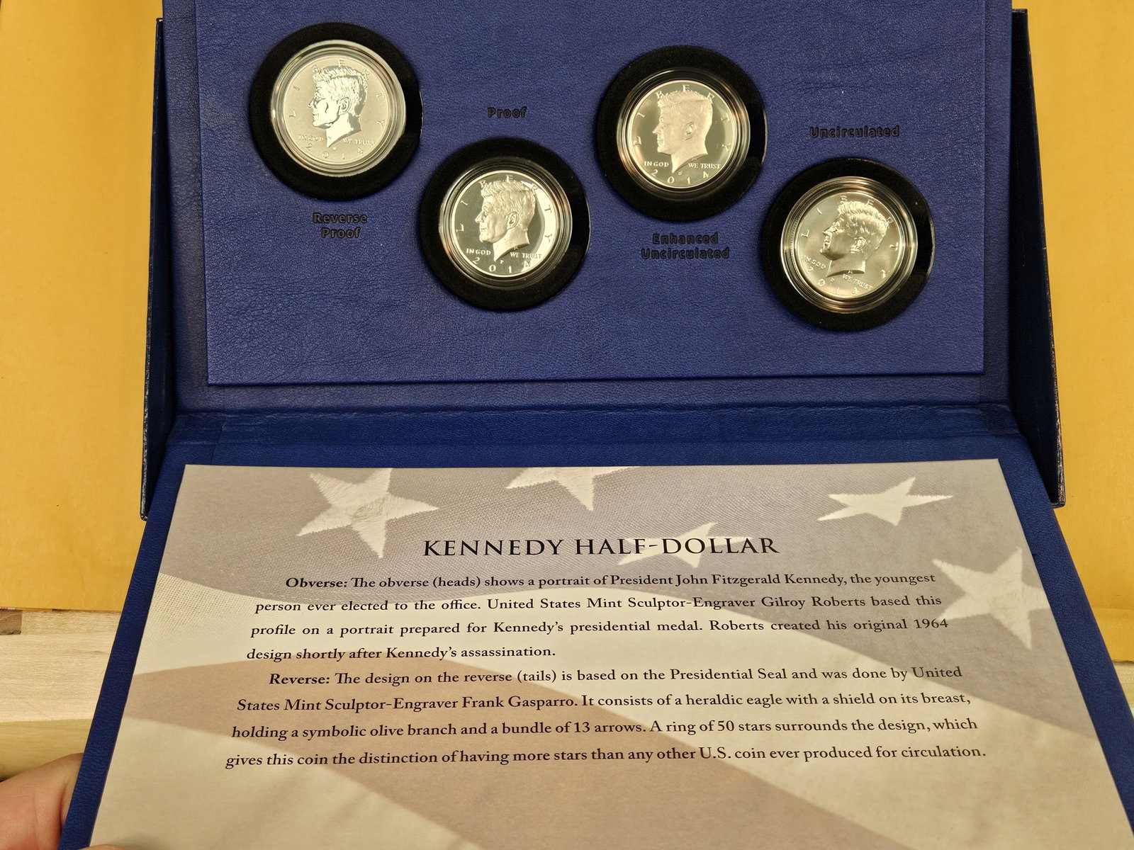 GEM 50th Anniversary Kennedy Half-Dollar SILVER Coin Collection - 4