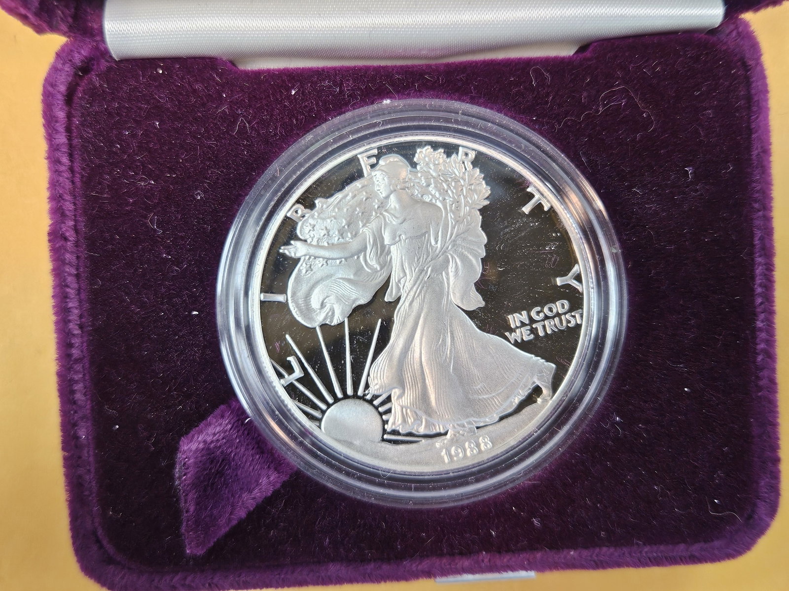 GEM Proof Deep Cameo 1988 American Silver Eagle - 2