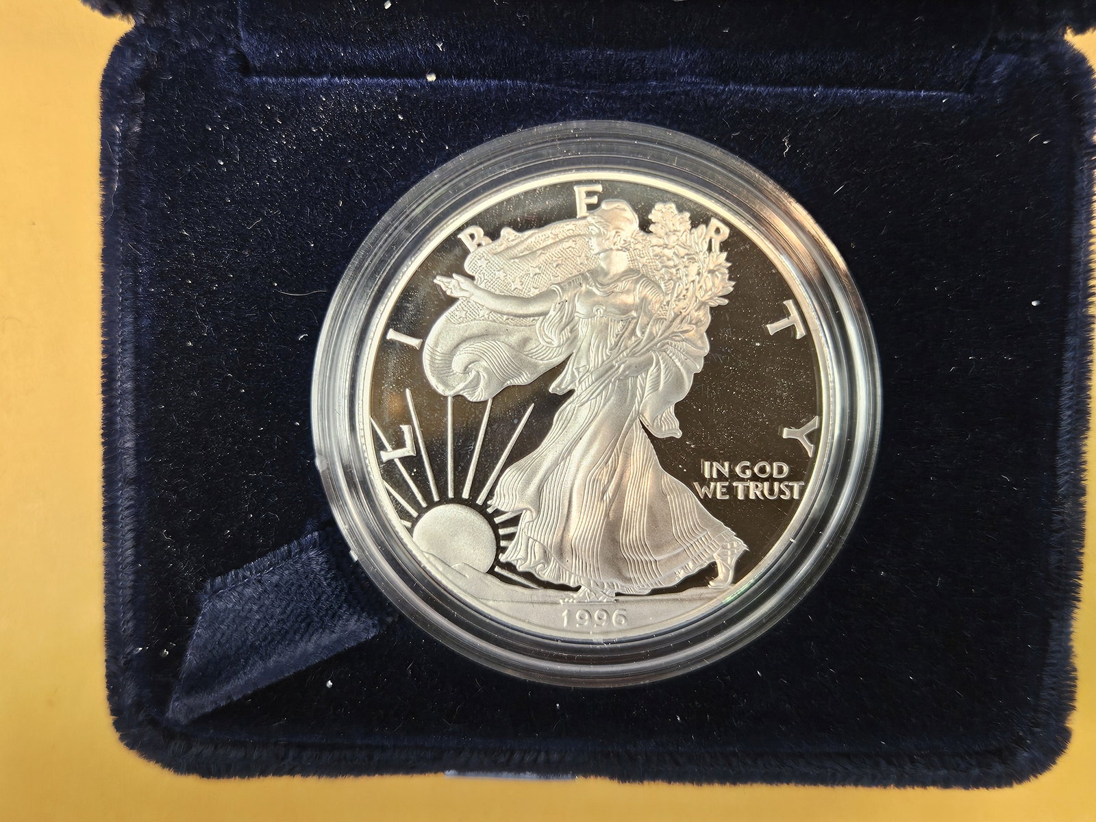 GEM Proof Deep Cameo 1996 American Silver Eagle - 2