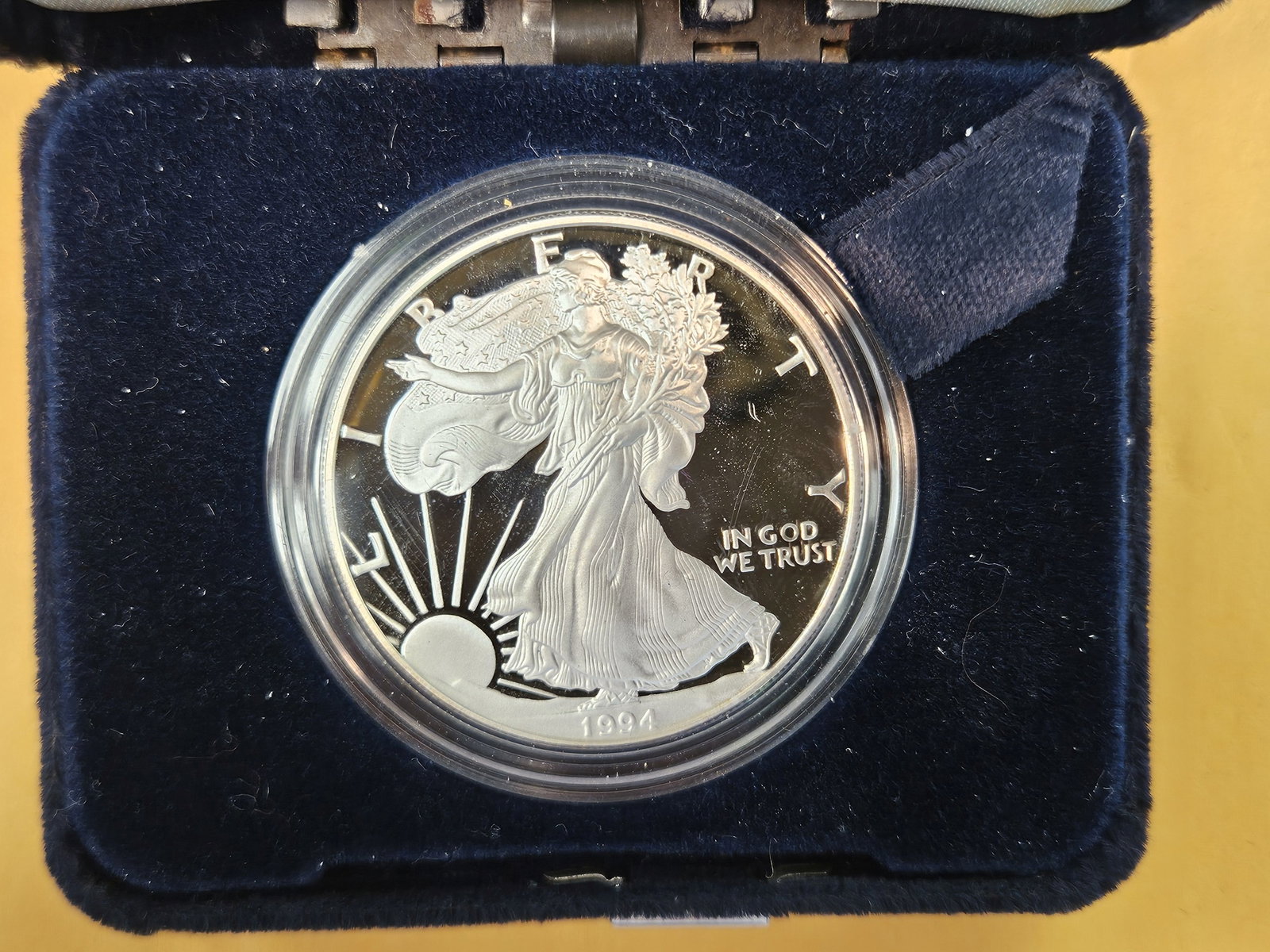 Semi-Key GEM Proof Deep Cameo 1994 American Silver Eagle - 2