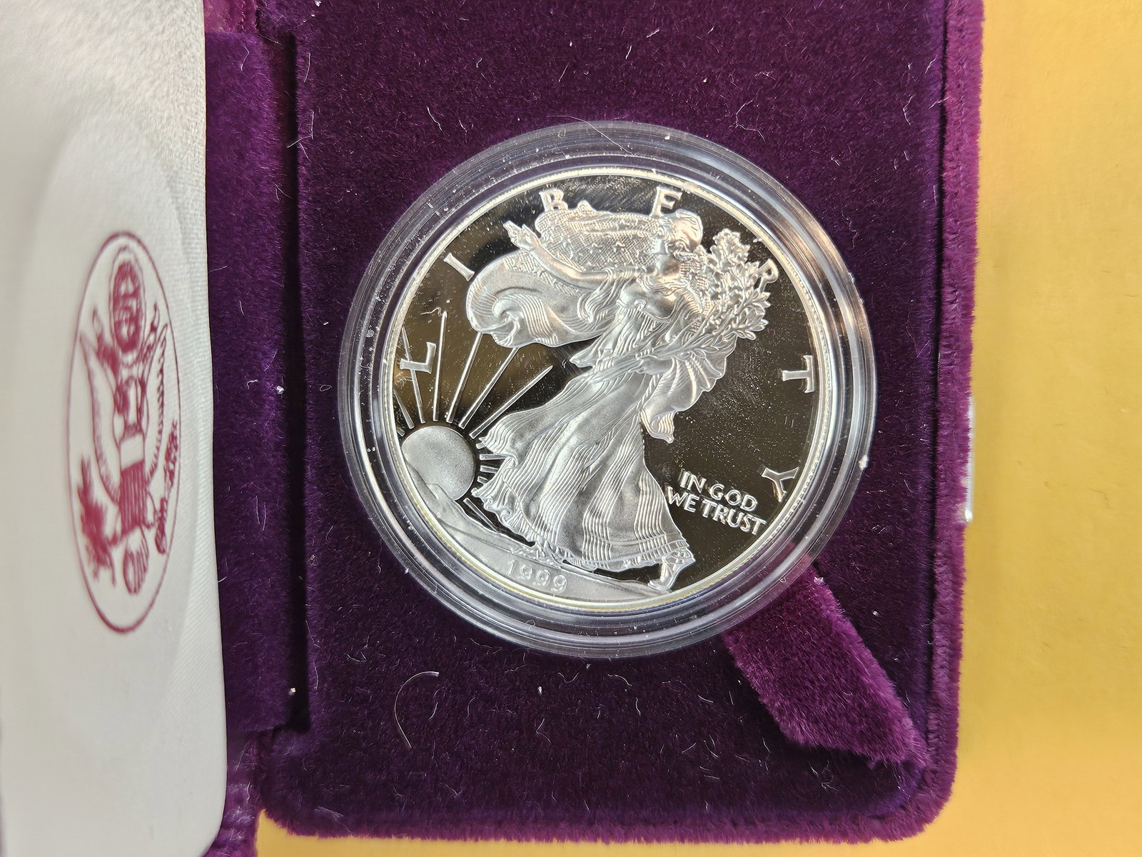 GEM Proof Deep Cameo 1999 American Silver Eagle - 2