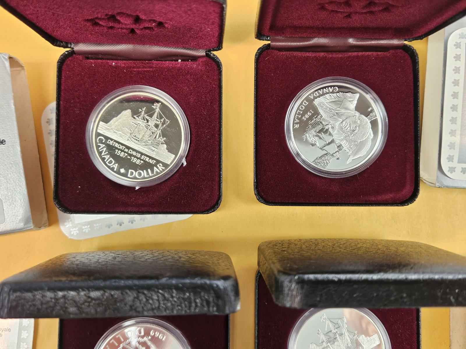 Six mixed Canadian Silver Dollars - 2