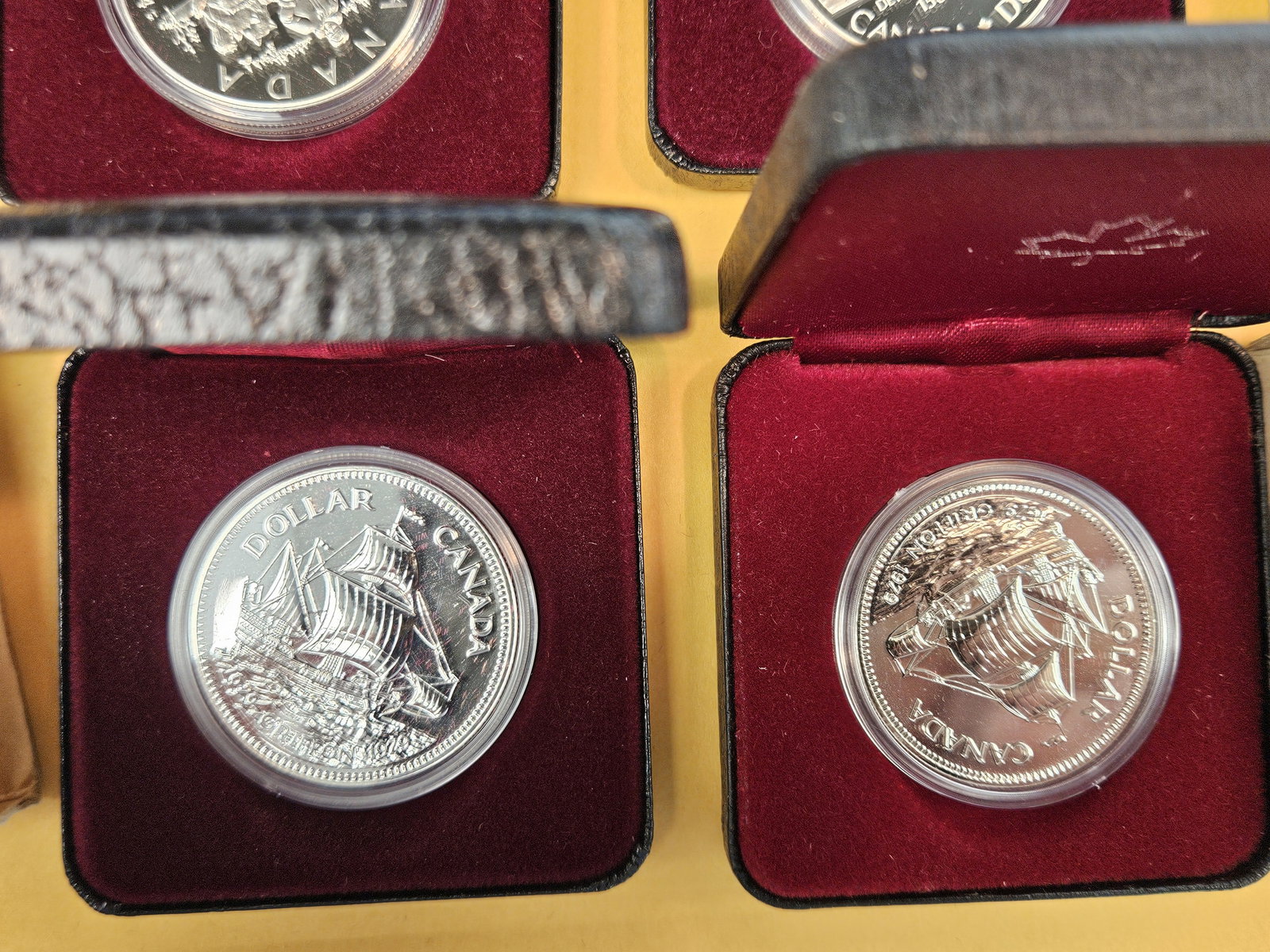 Six mixed Canadian Silver Dollars - 4