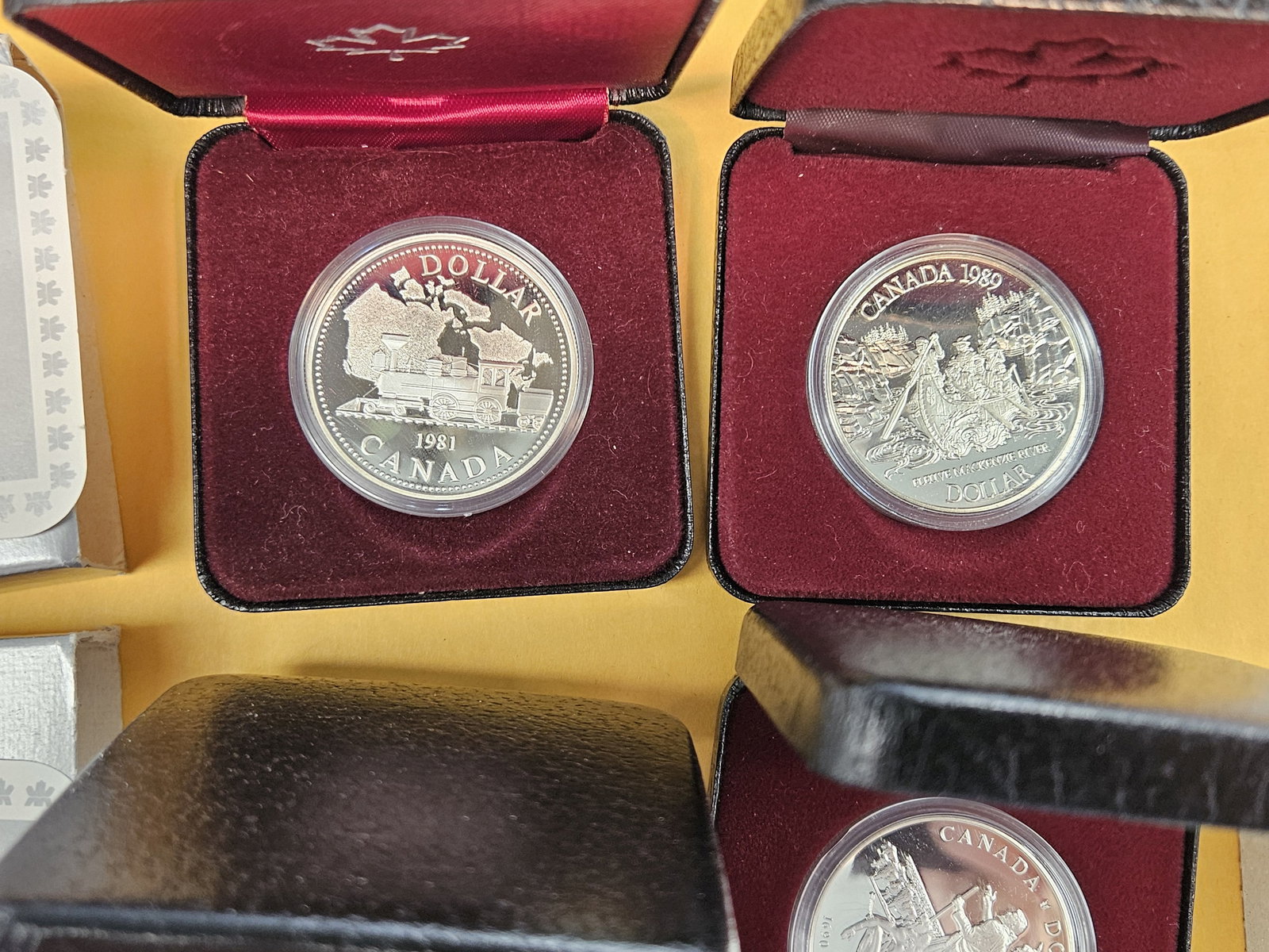 Six mixed Canadian Silver Dollars - 2