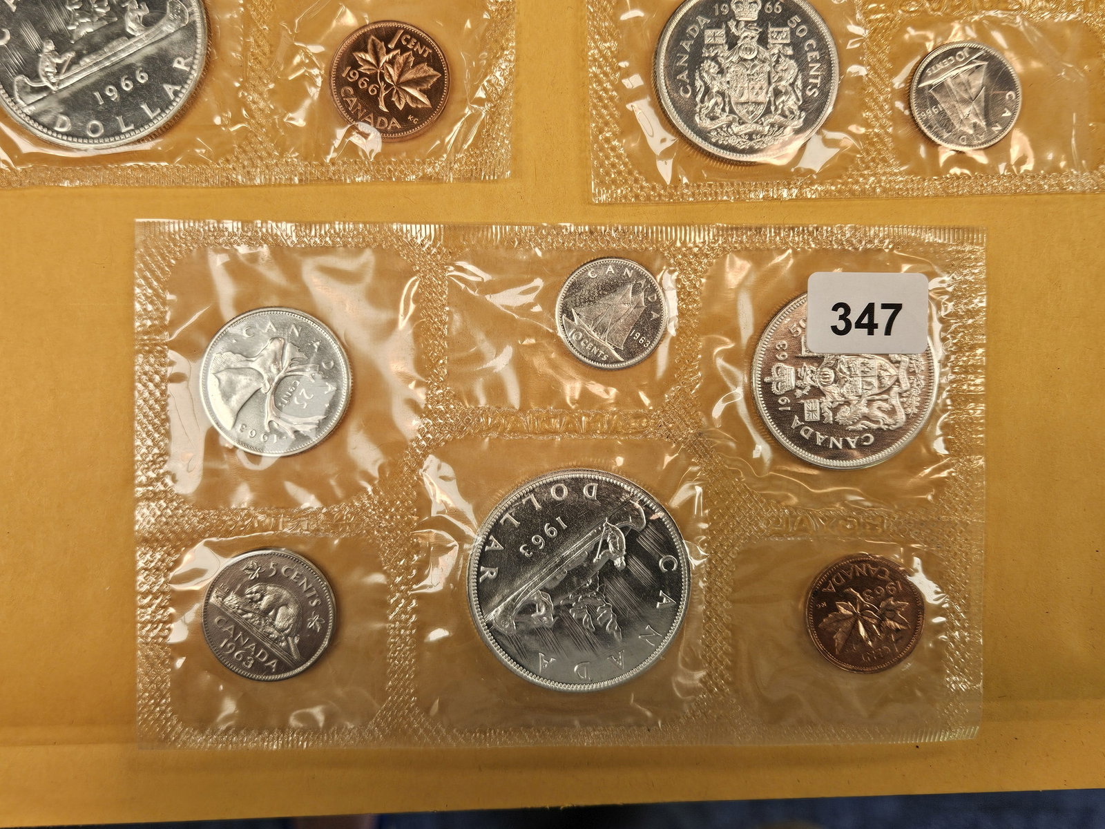 Five GEM Silver prooflike Canadian Coin Sets - 6
