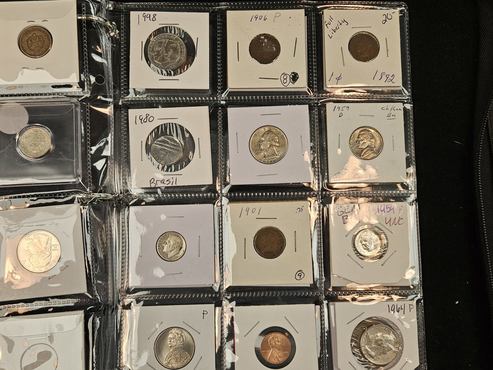 Fun, Hodge-Podge collection of US coins - 12
