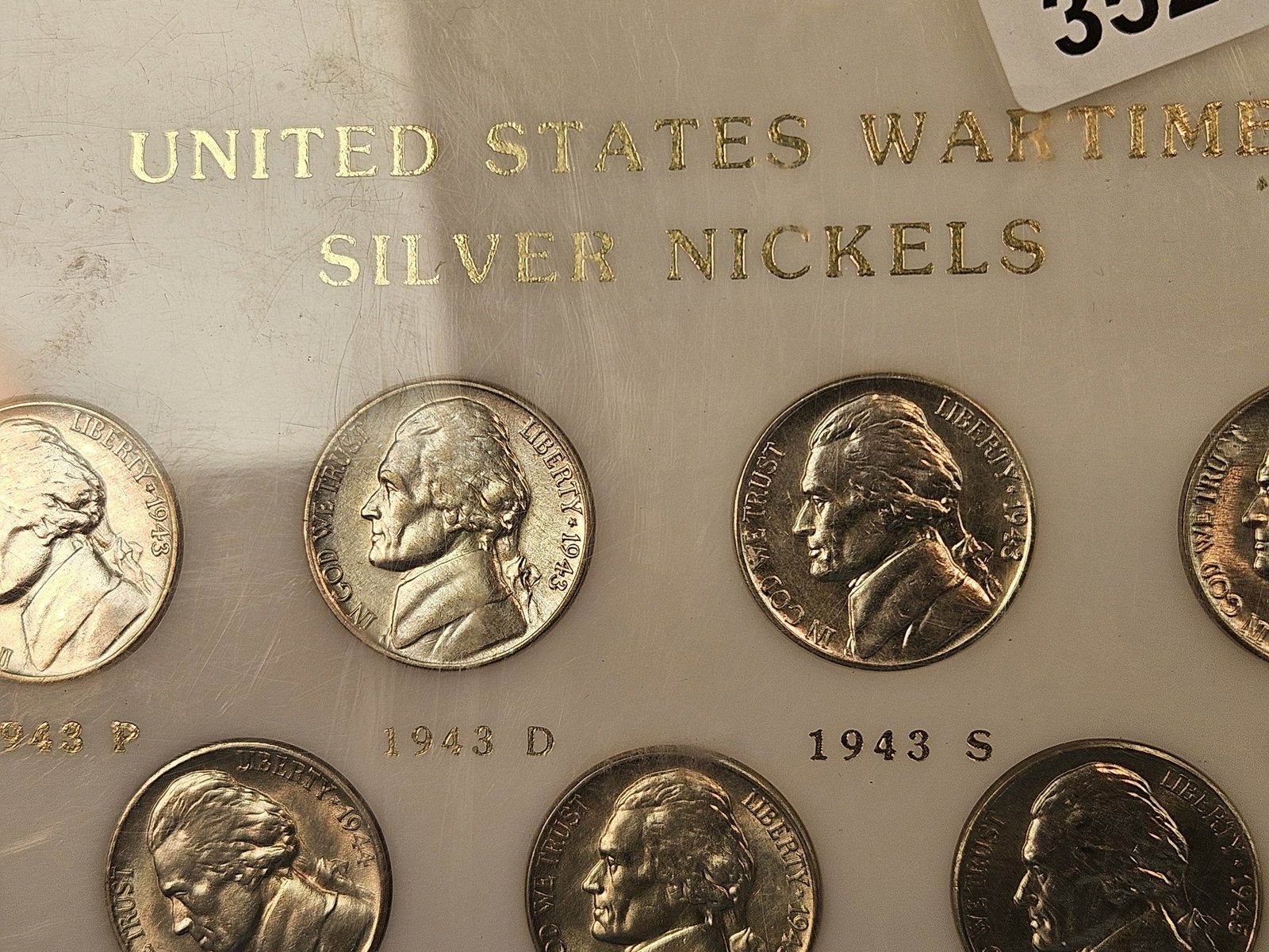Set of Brilliant Uncirculated Silver Wartime Jefferson Nickels - 4