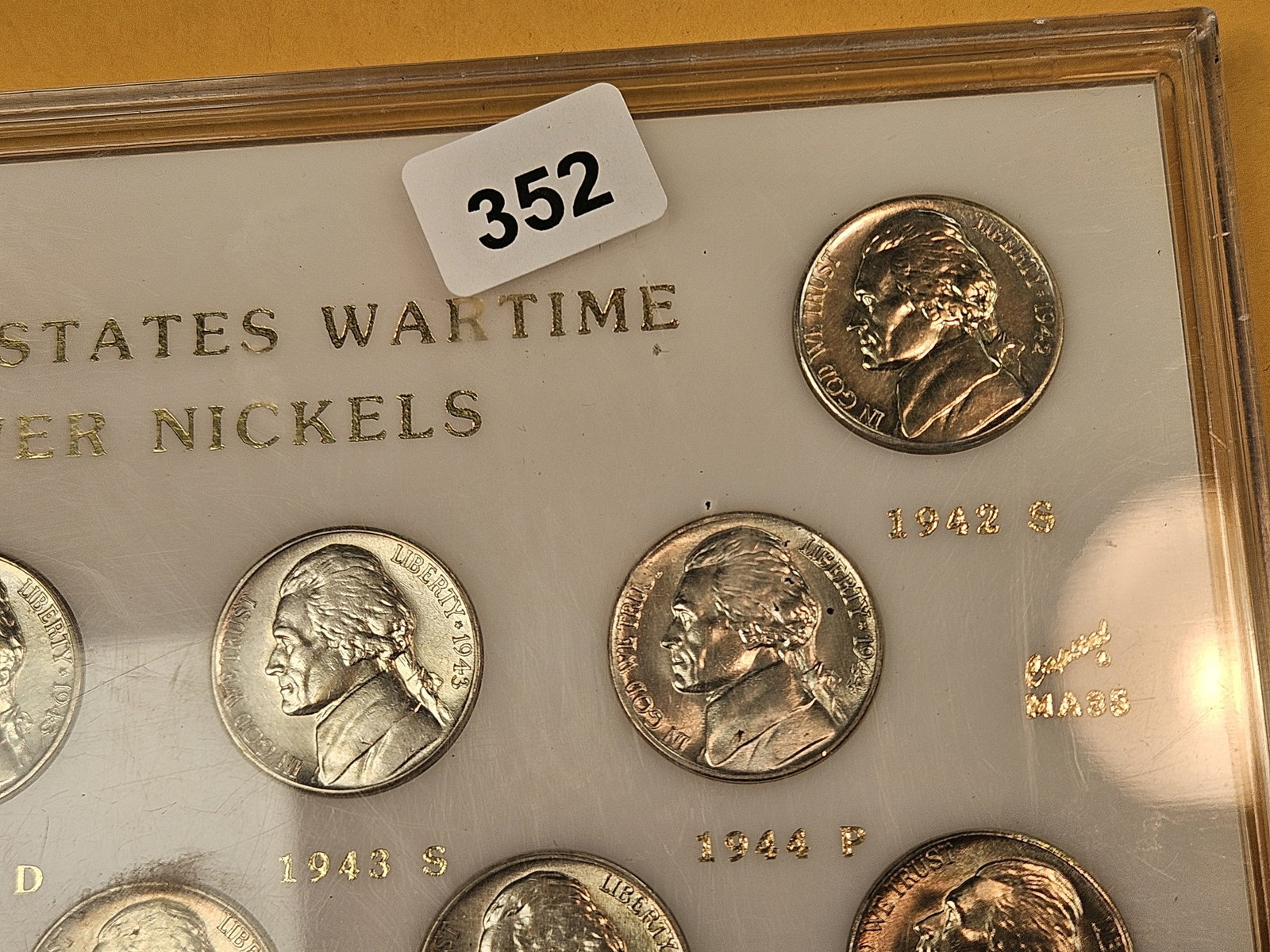 Set of Brilliant Uncirculated Silver Wartime Jefferson Nickels - 6