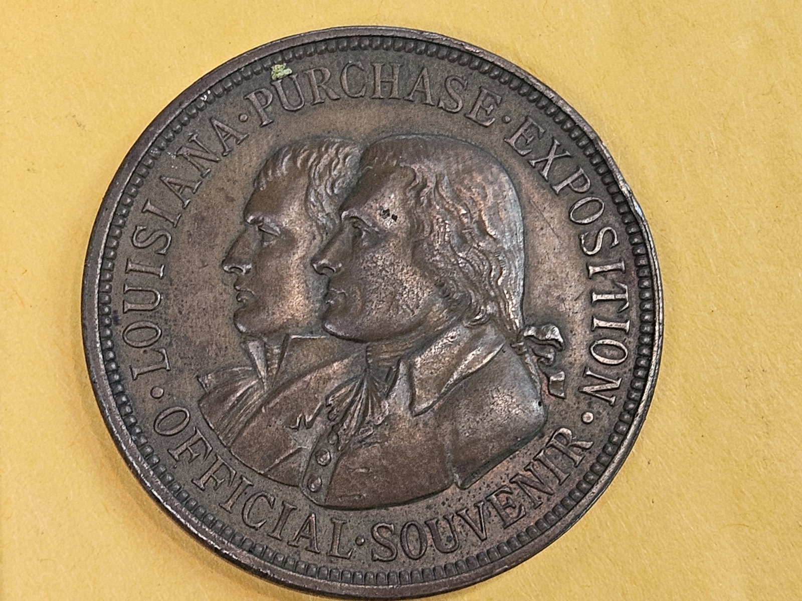 1904 St Louis World's Fair So-Called Dollar in About Uncirculated plus: HK-299