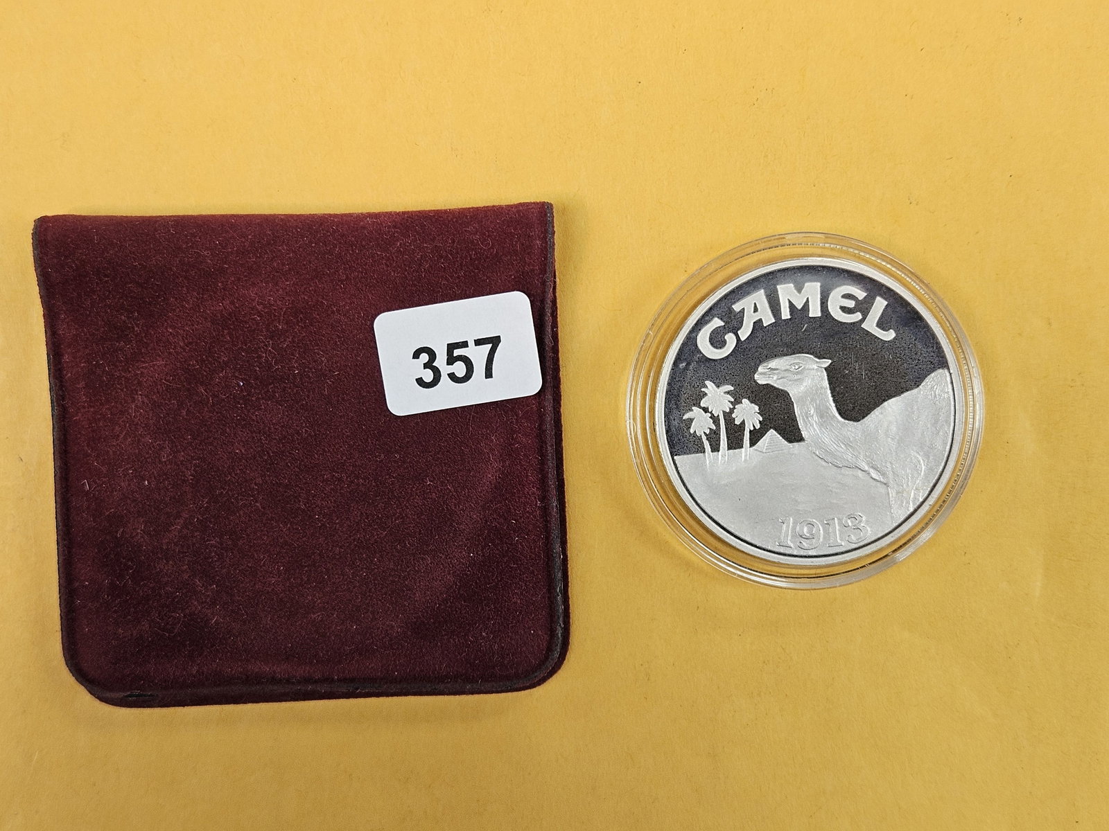 One Troy ounce .999 fine silver Proof art round - 2